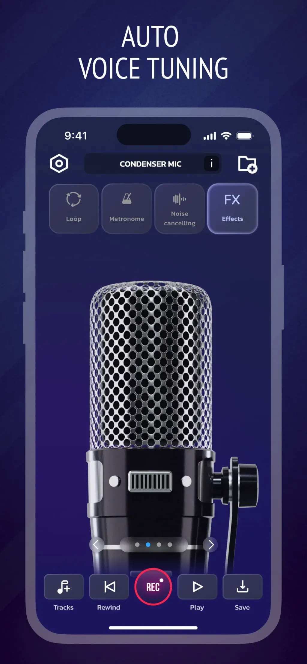 Pro Microphone: Voice Record App Store screenshot 3