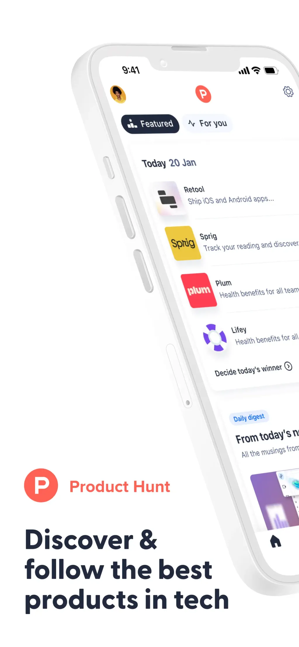 Product Hunt screenshot 1