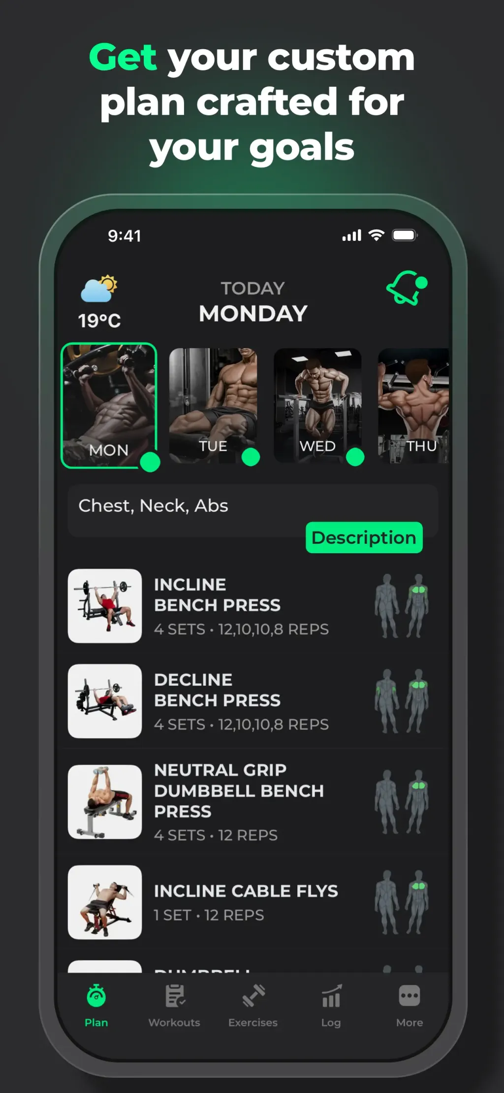 ProFit: Workout Planner screenshot 1