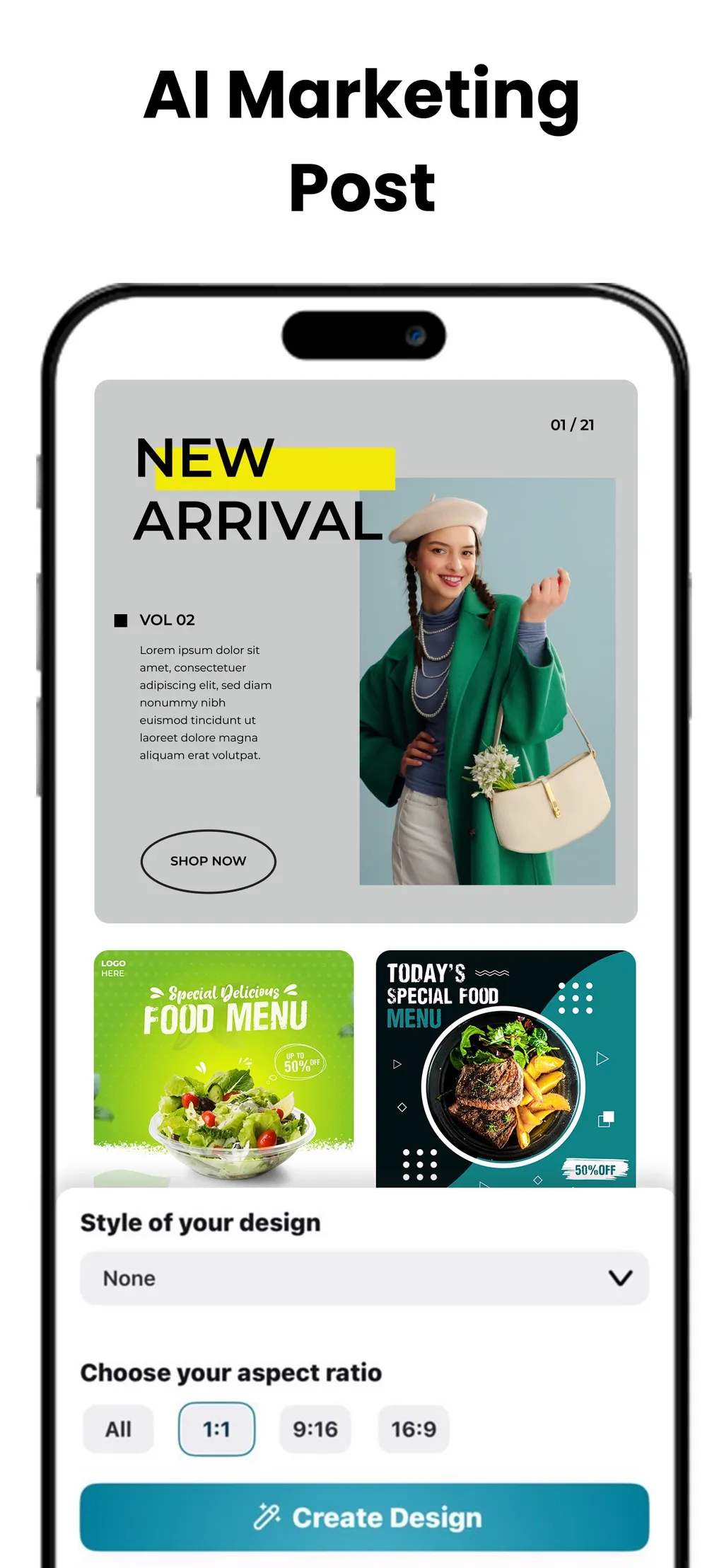 Promeo - AI Marketing Studio App Store screenshot 2