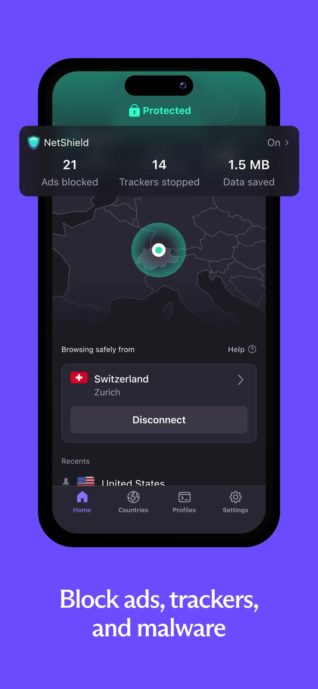 Proton VPN: Fast & Secure App Store screenshot 5
