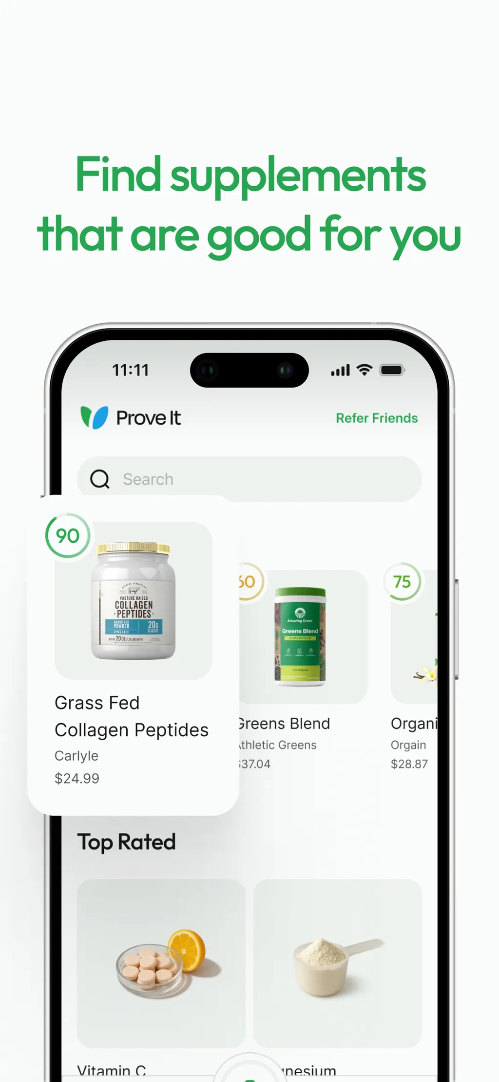 Prove It - Supplement Scanner screenshot 1