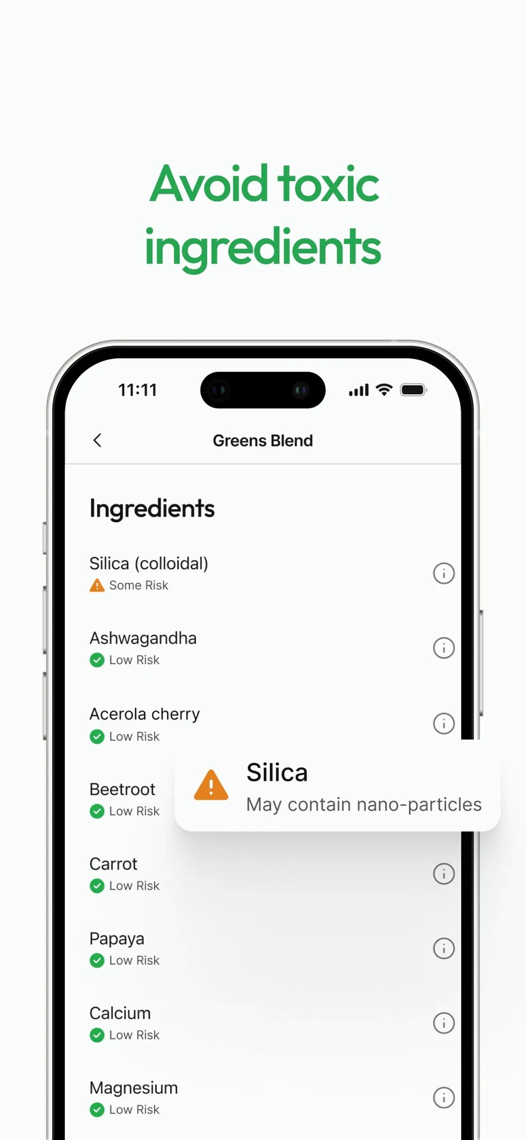 Prove It - Supplement Scanner screenshot 1
