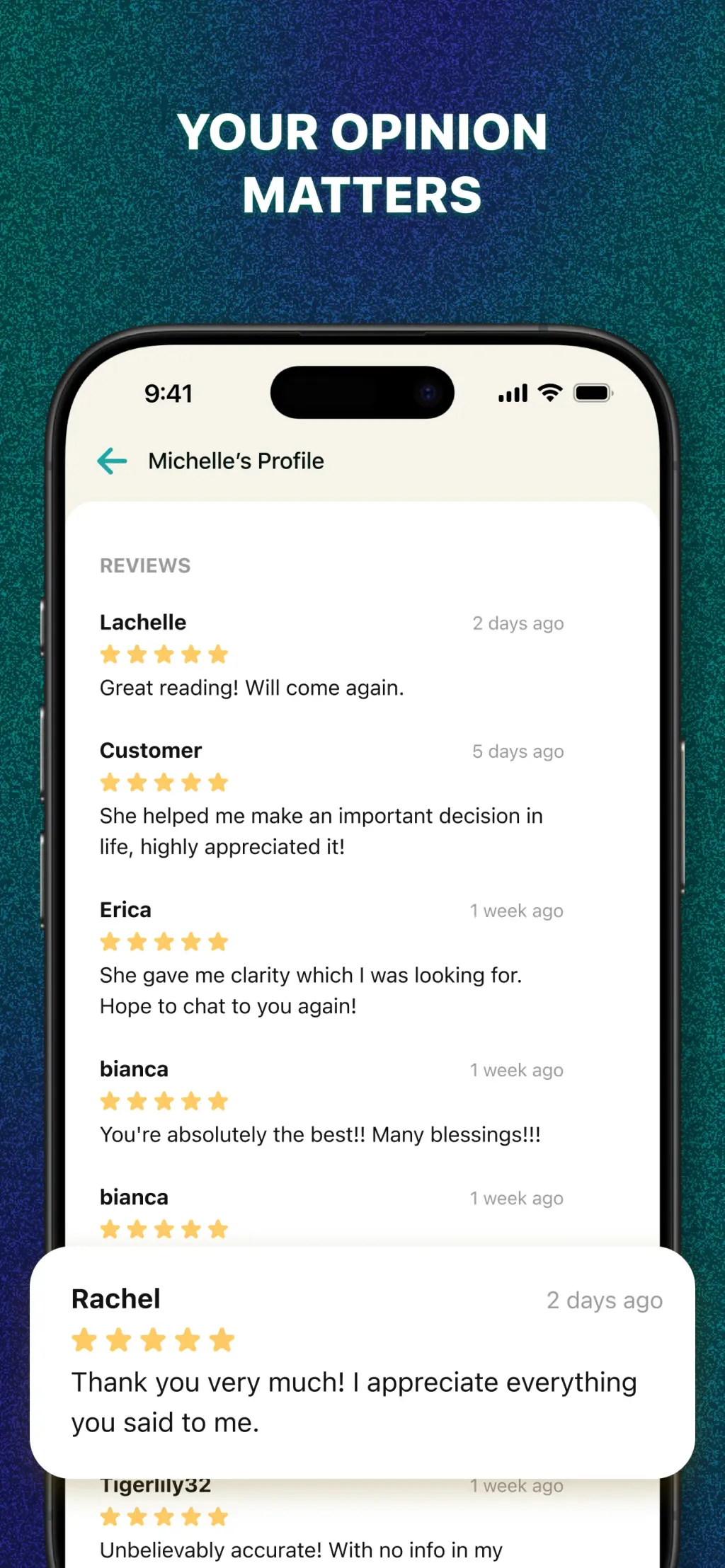 PsychicBook - Psychic Reading App Store screenshot 6