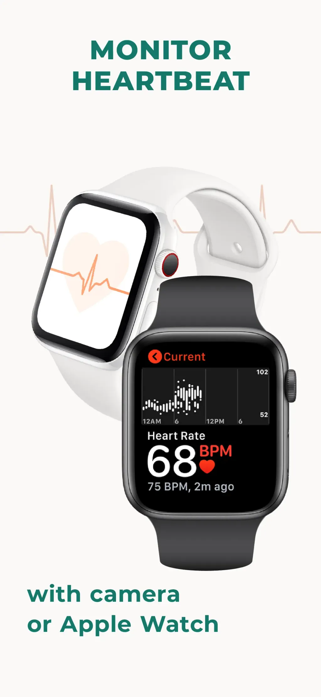 Pulsebit: Heart Rate Monitor screenshot 1
