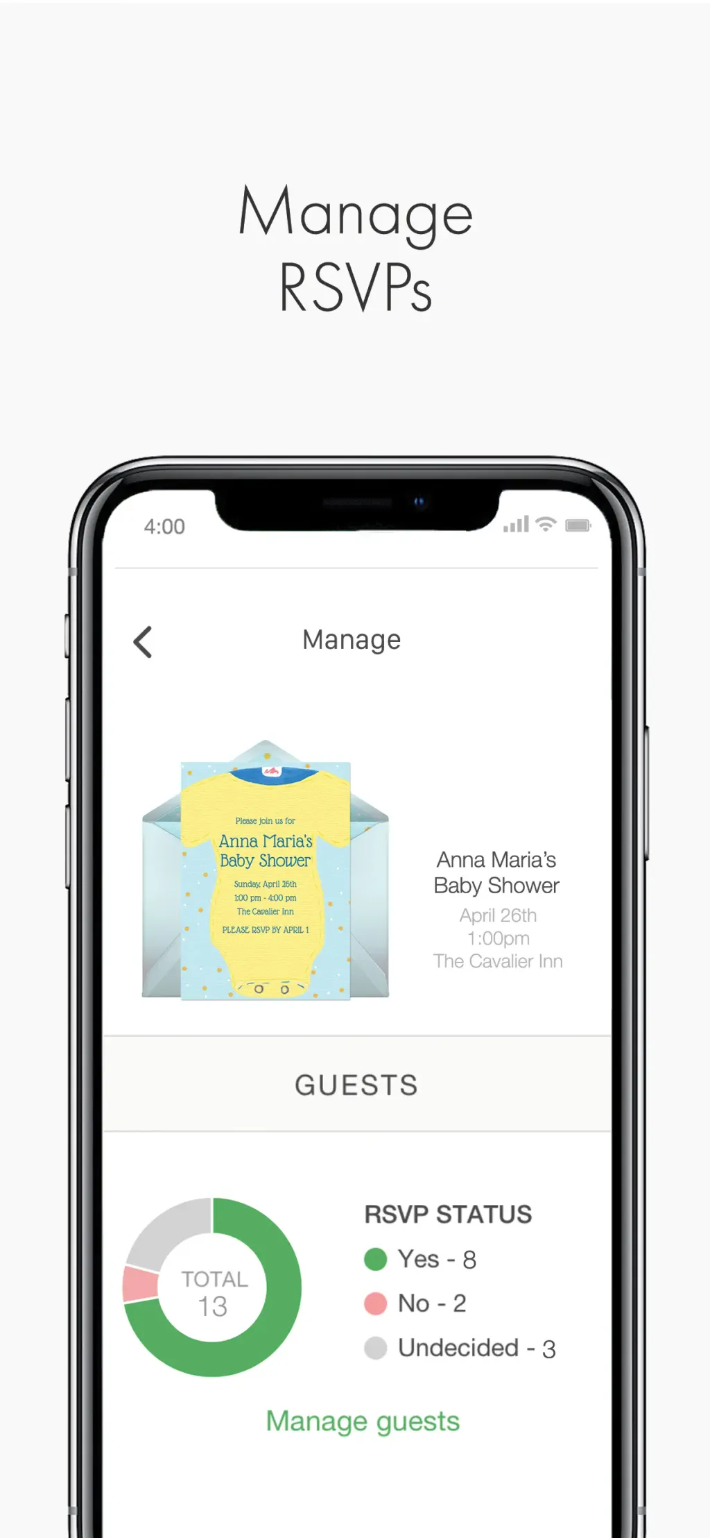 Punchbowl: Invitations & Cards App Store screenshot 4