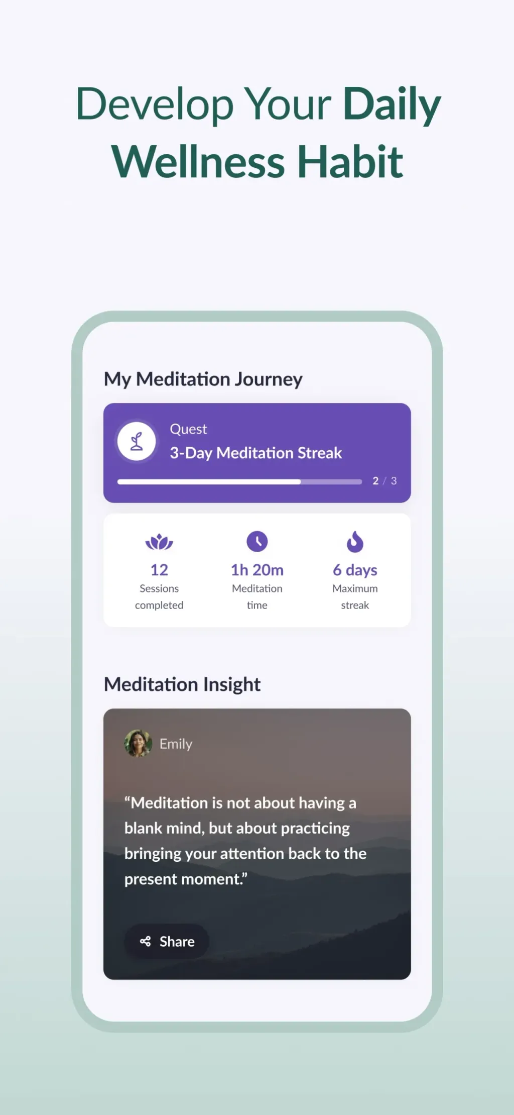 Pura Mente: Sleep & Meditation App Store screenshot 6