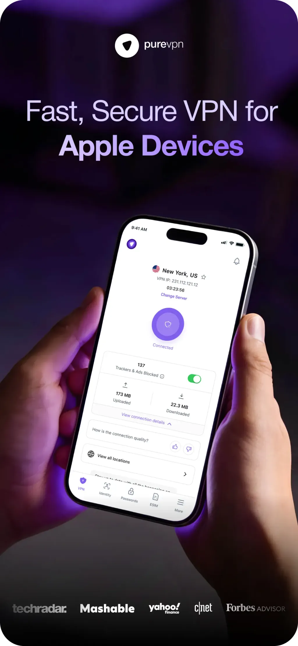 PureVPN: Fast and Secure VPN screenshot 3