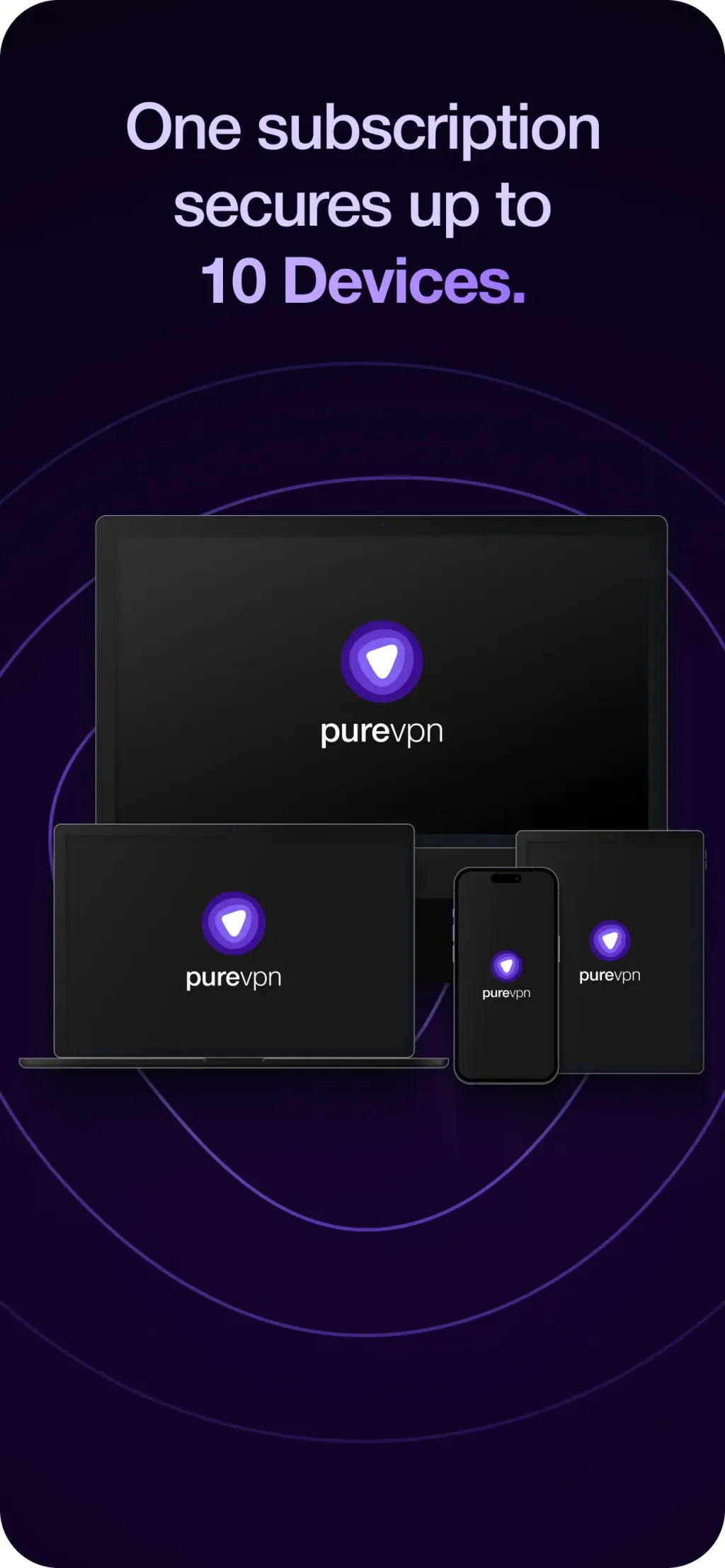 PureVPN: Fast and Secure VPN App Store screenshot 5