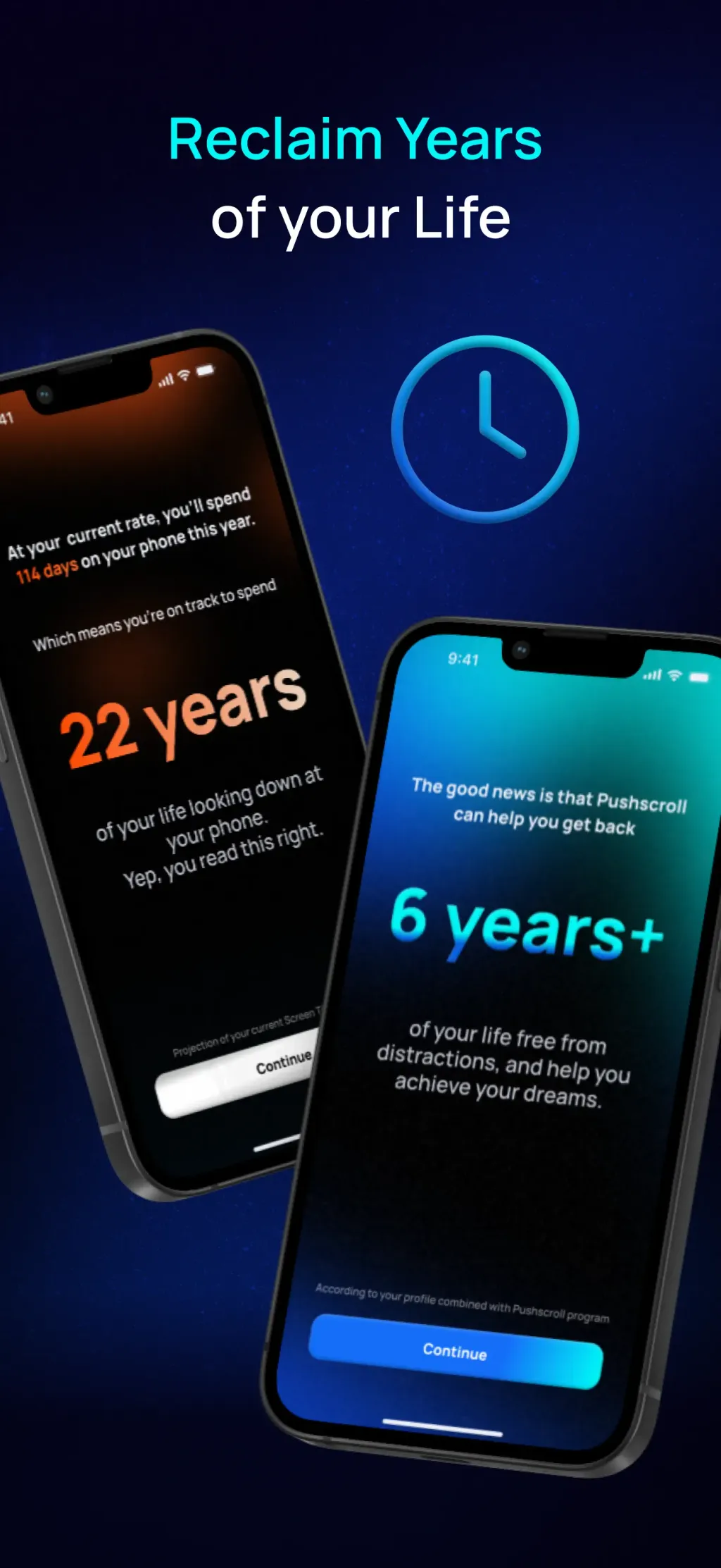 Pushscroll Screen Time Control screenshot 1