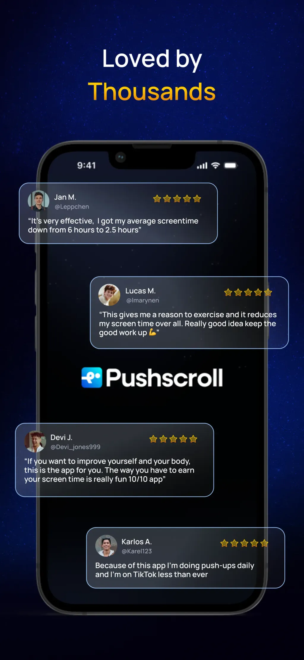 Pushscroll Screen Time Control App Store screenshot 9