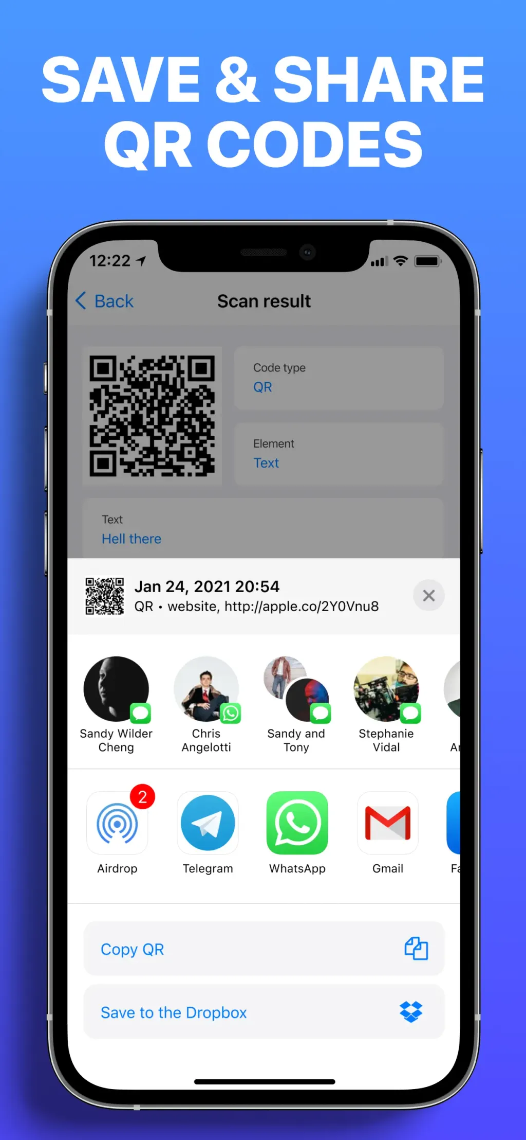 QR Code Reader ® App Store screenshot 8
