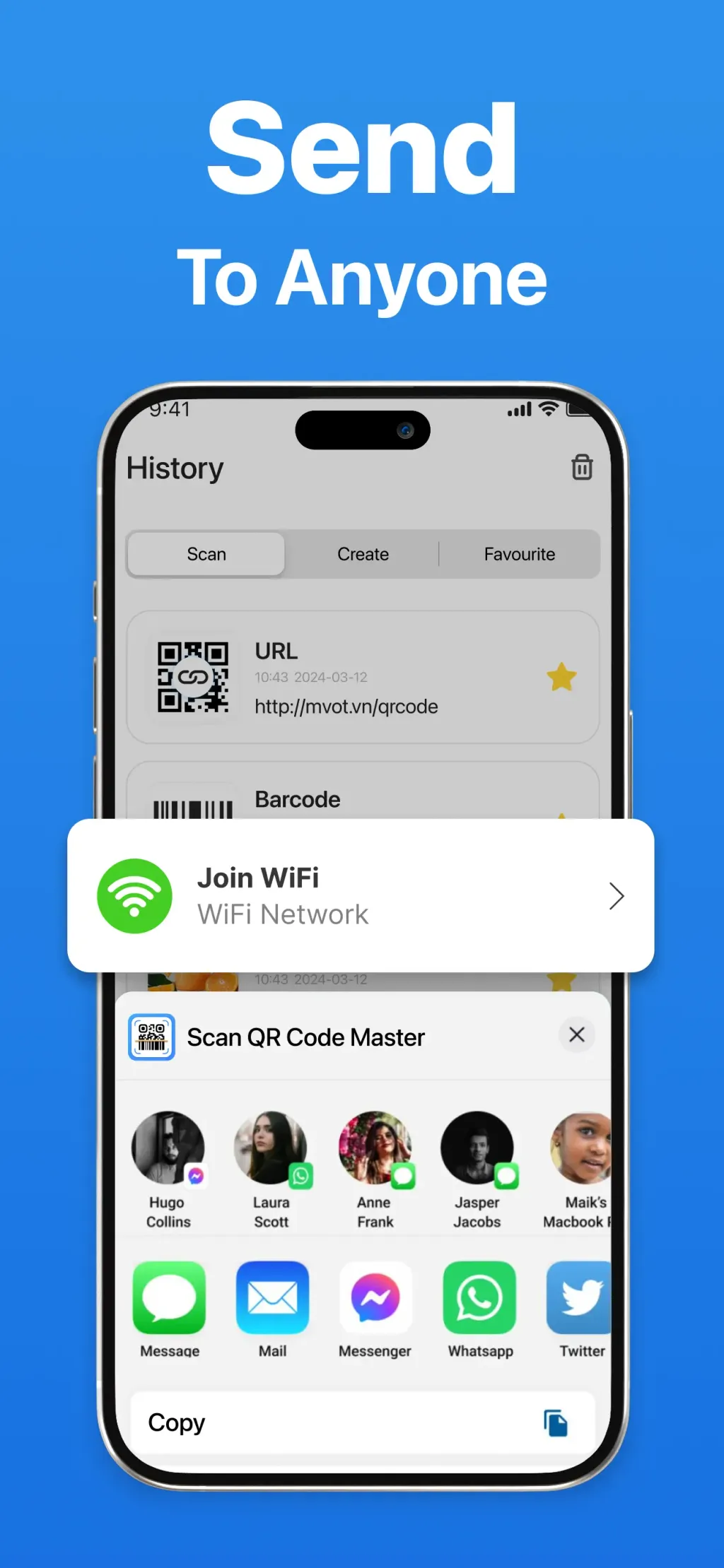 QR Code Reader, Scan Barcode App Store screenshot 9