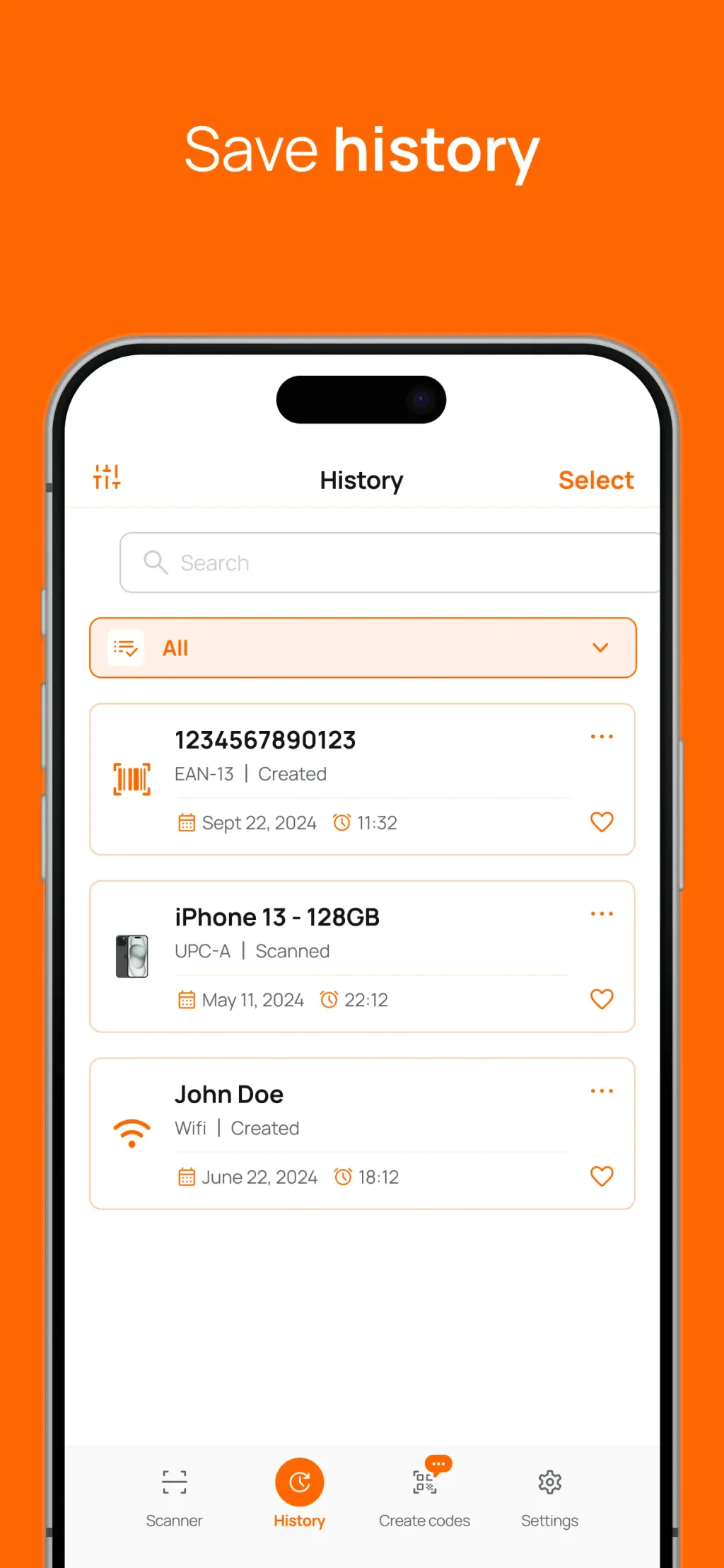 QR Code Reader*Barcode Scanner App Store screenshot 7