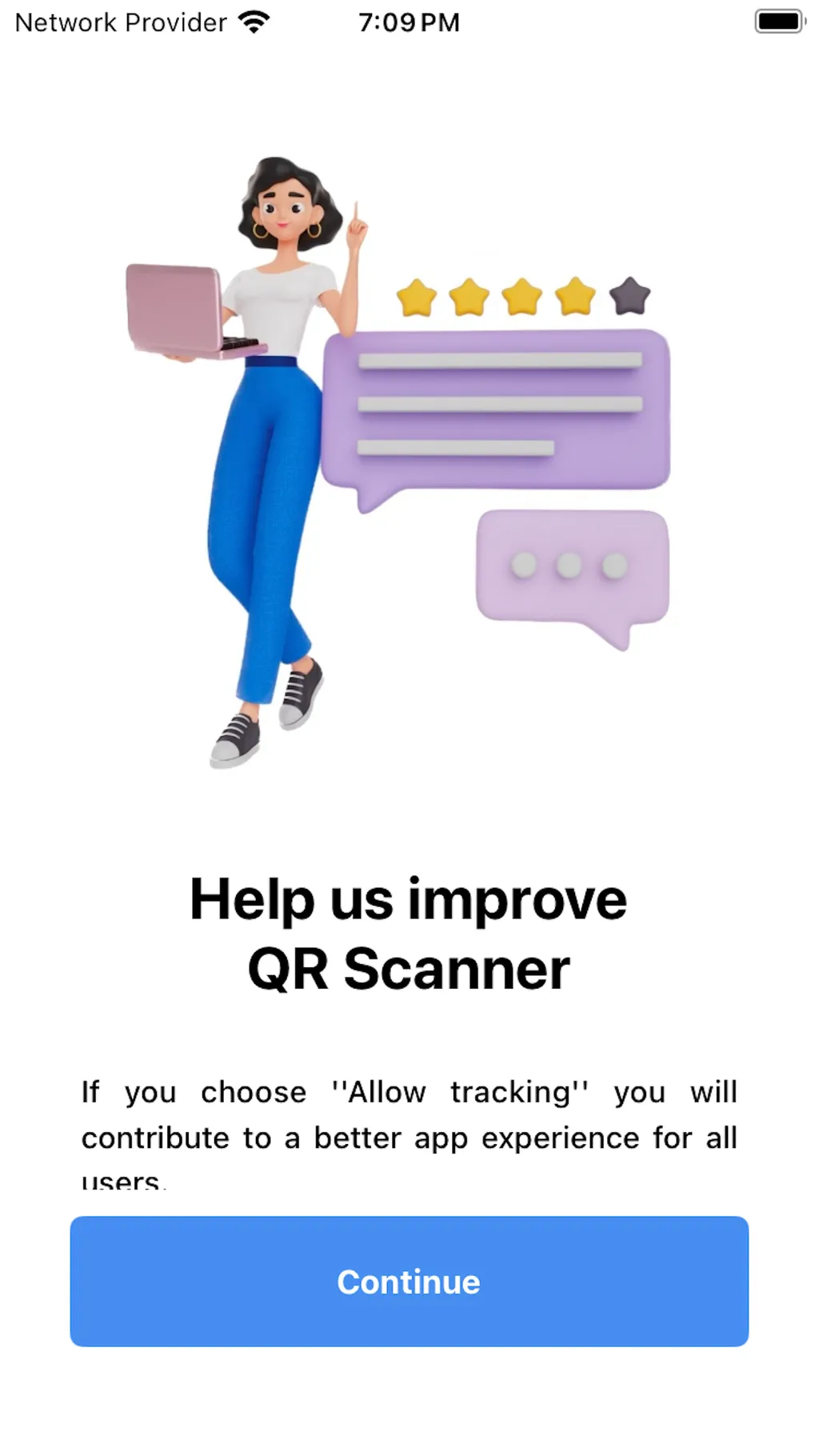 QR Reader and Barcode Scanner App Store screenshot 1