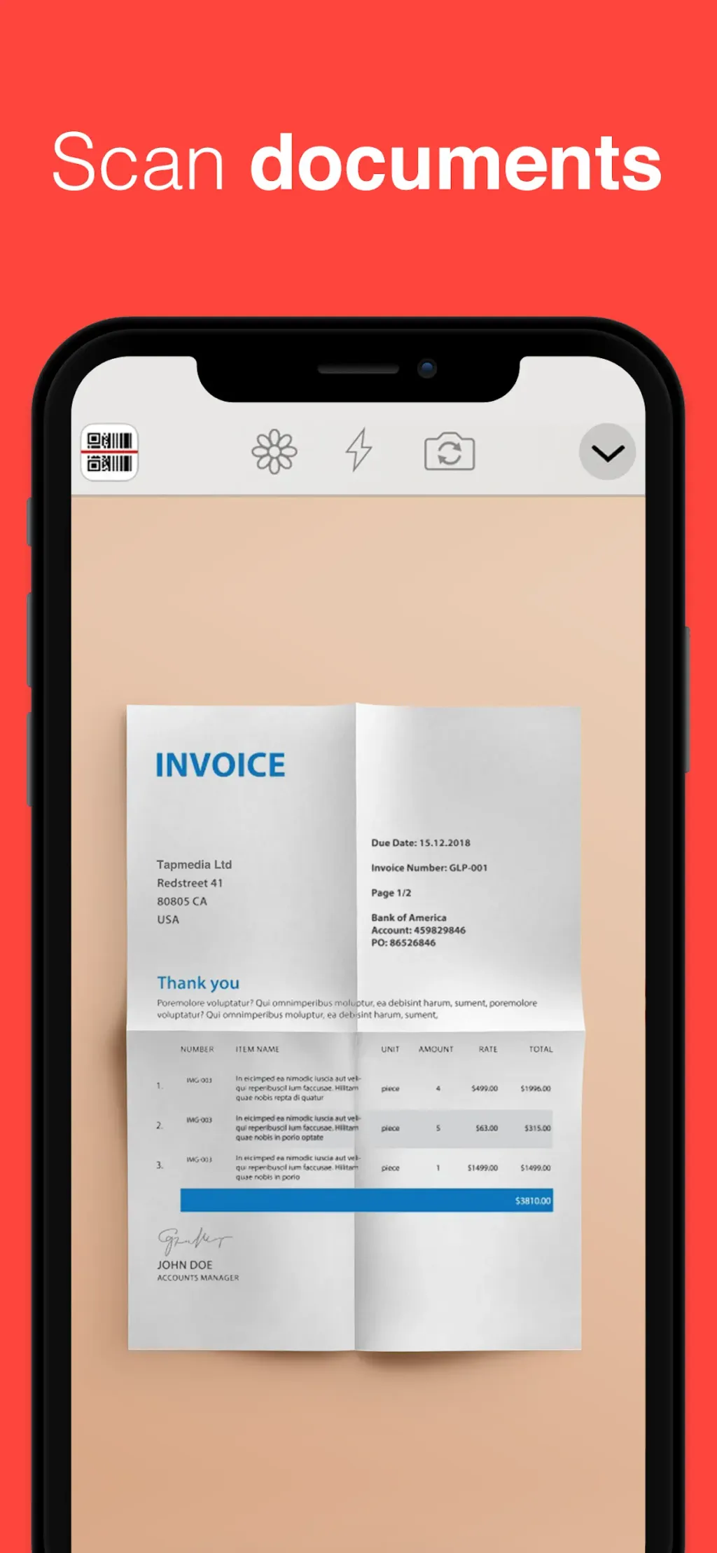QR Reader for iPhone App Store screenshot 3