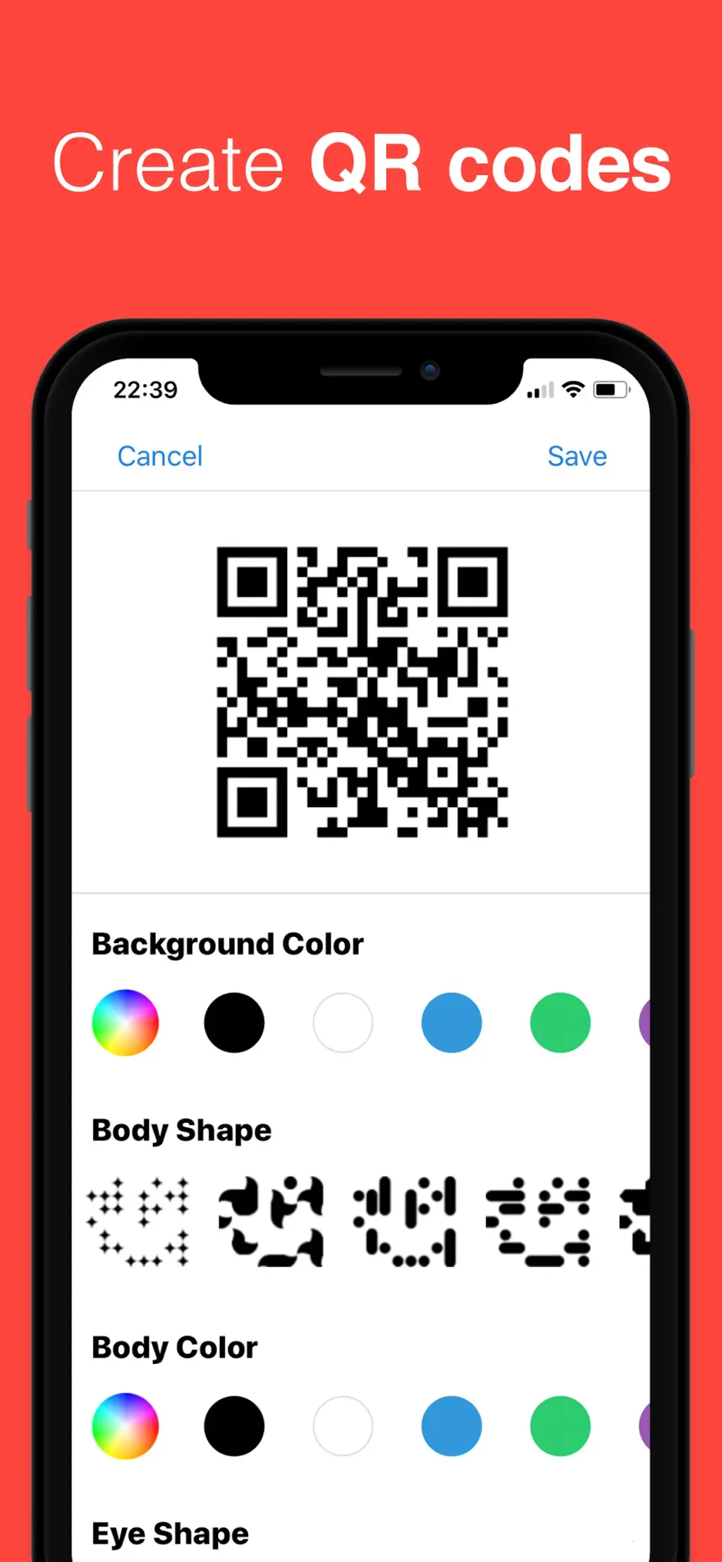 QR Reader for iPhone App Store screenshot 4