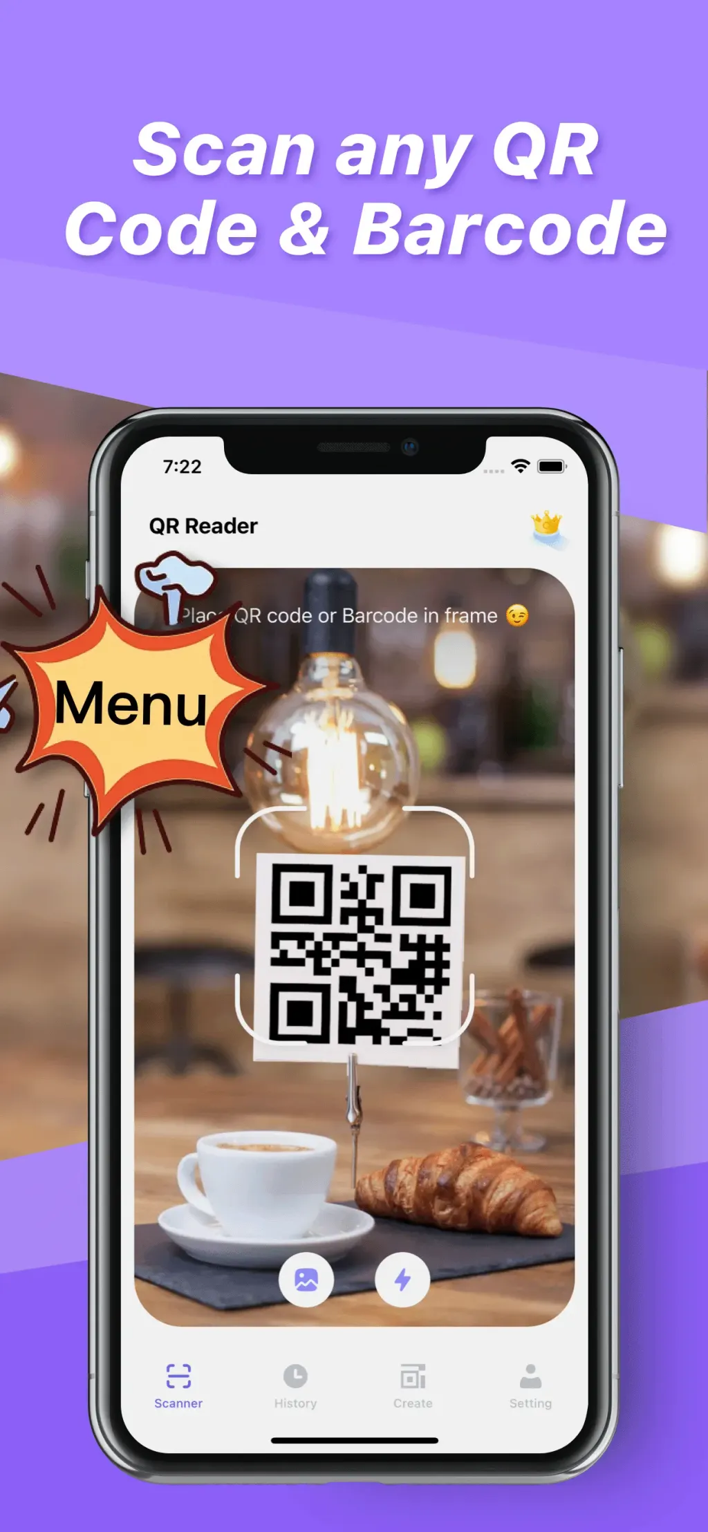 QR Reader for mobile screenshot 1