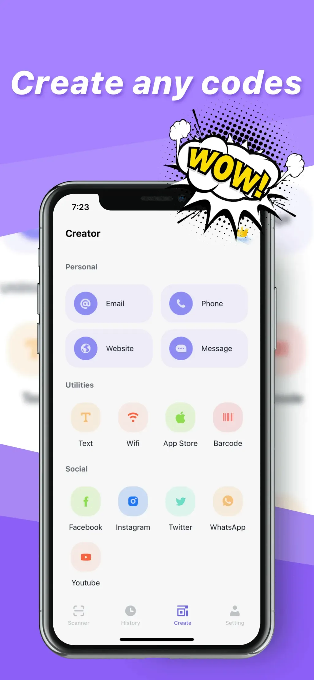 QR Reader for mobile App Store screenshot 4