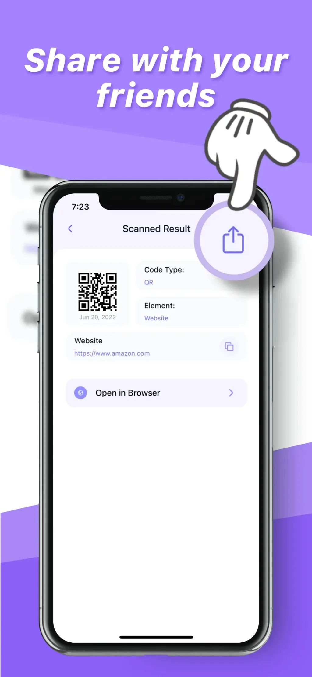QR Reader for mobile App Store screenshot 6