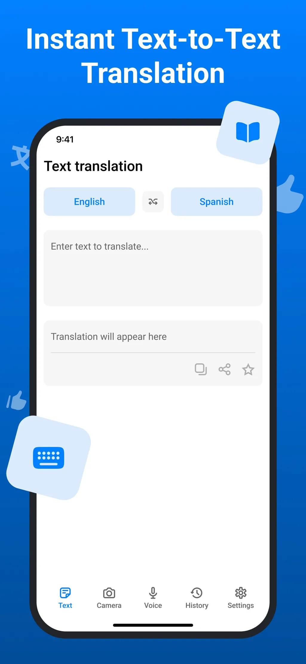 QuickTranslate AI: Text&Voice App Store screenshot 2