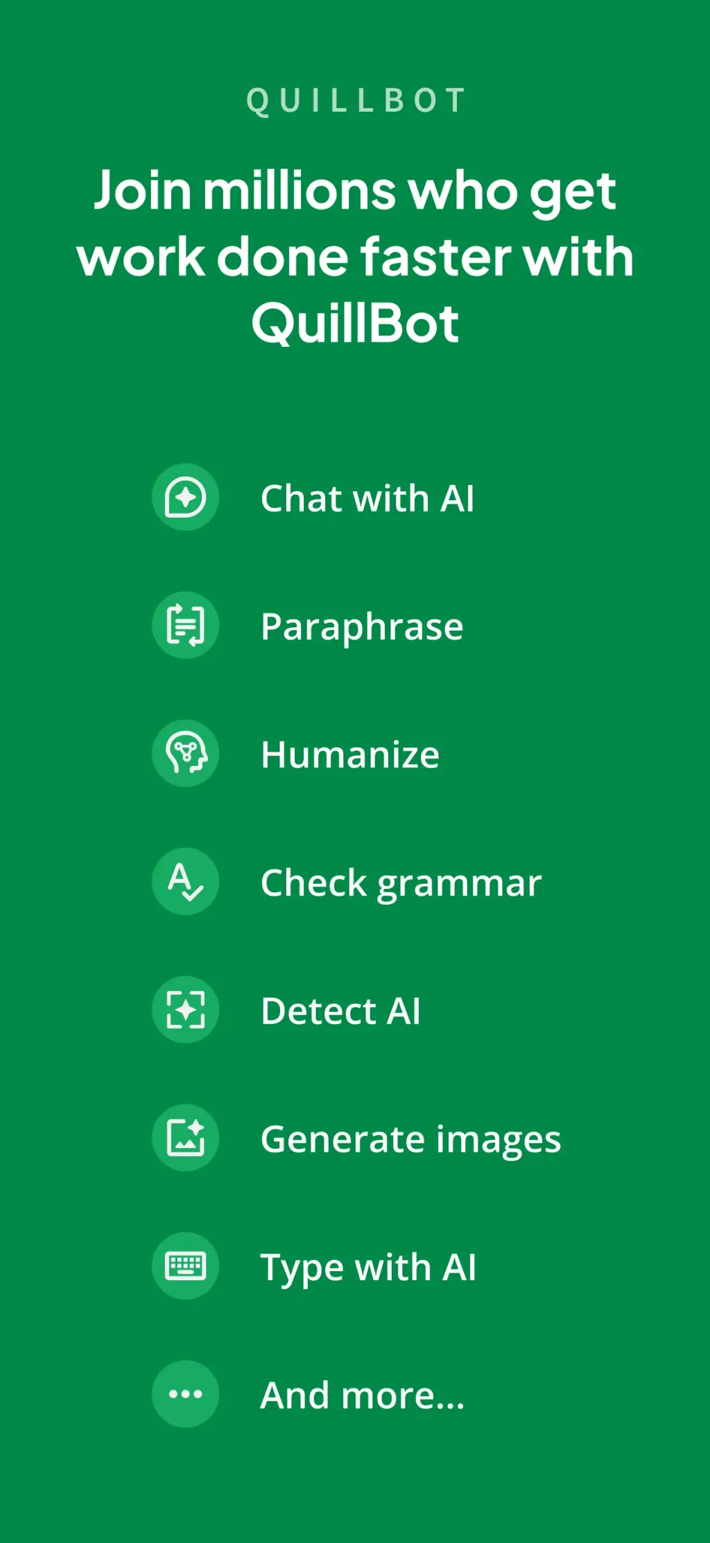 QuillBot-AI Writing & Keyboard screenshot 1