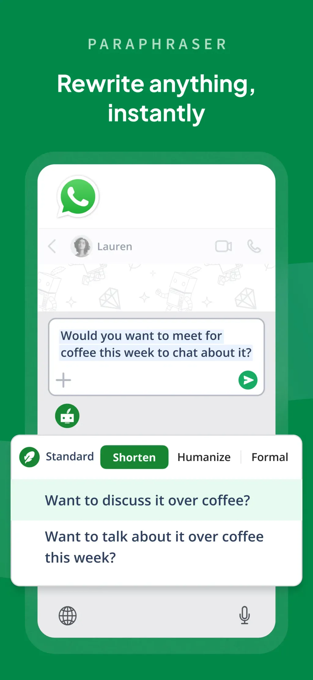 QuillBot-AI Writing & Keyboard App Store screenshot 3