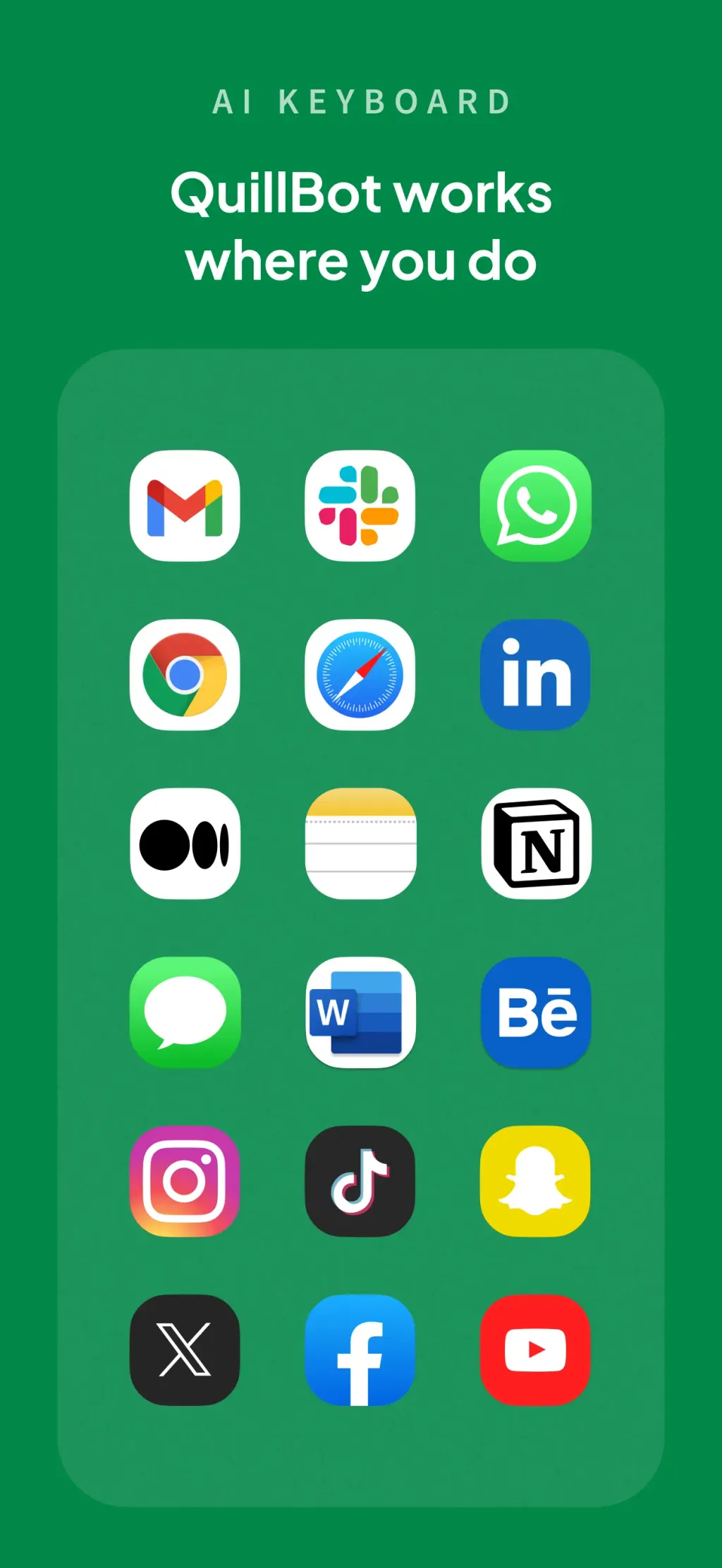 QuillBot-AI Writing & Keyboard App Store screenshot 5
