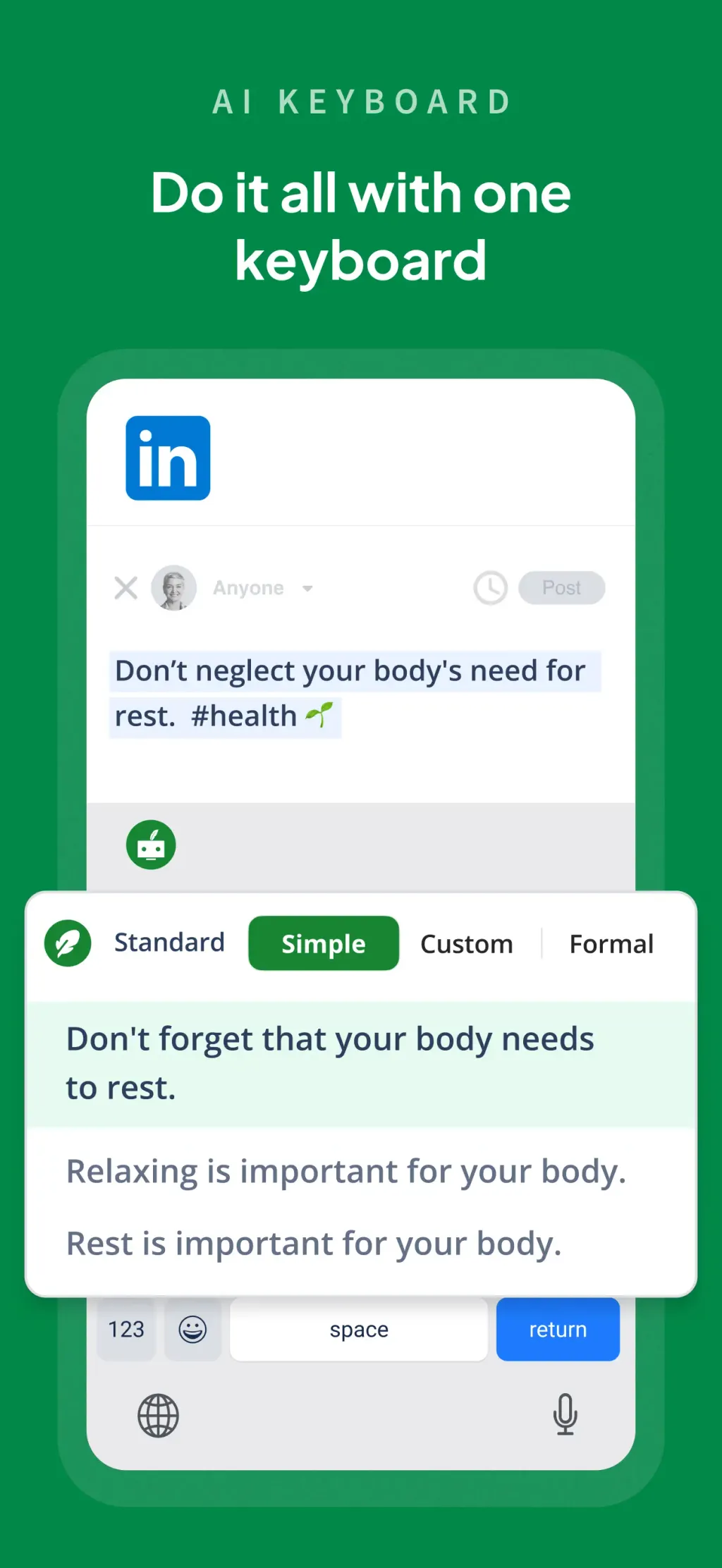 QuillBot-AI Writing & Keyboard App Store screenshot 6