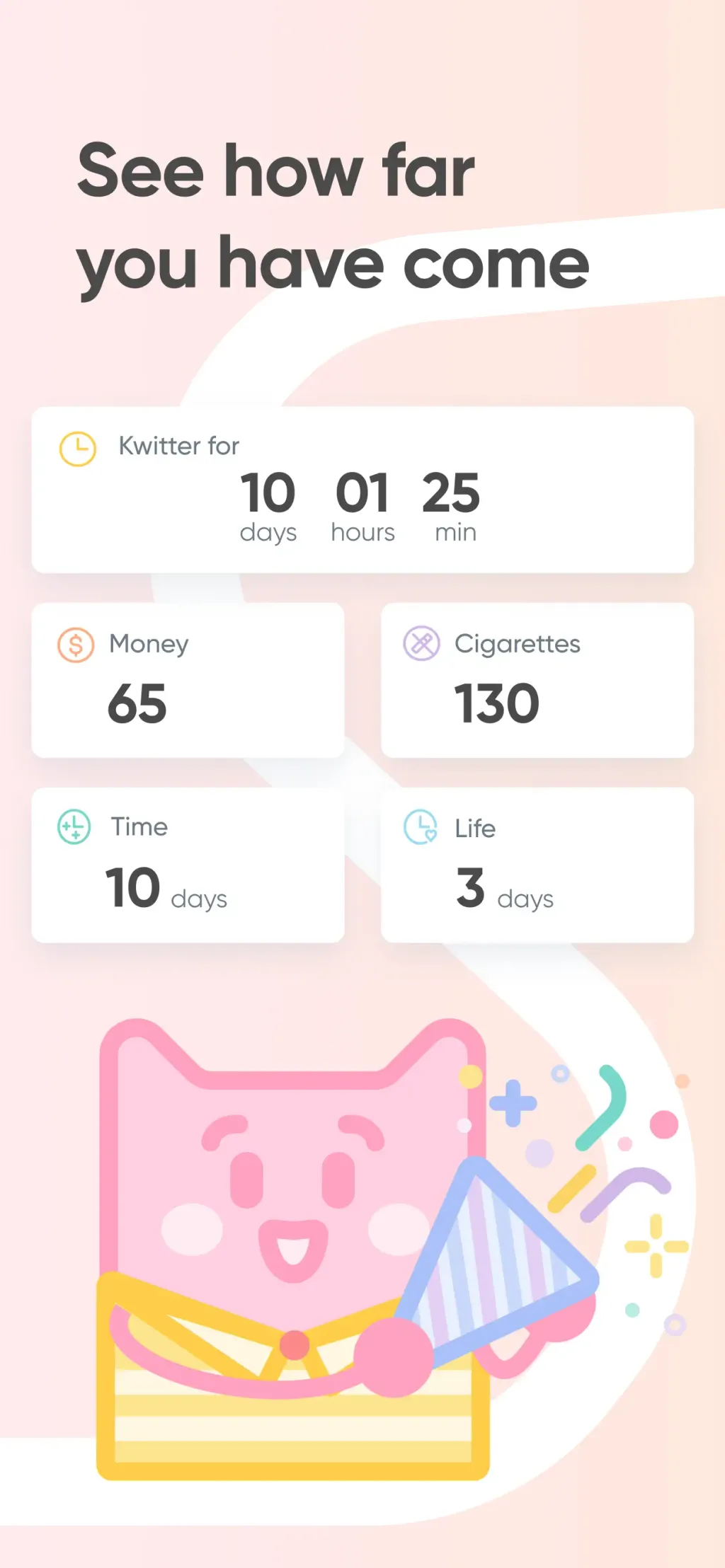 Quit smoking for good - Kwit App Store screenshot 7