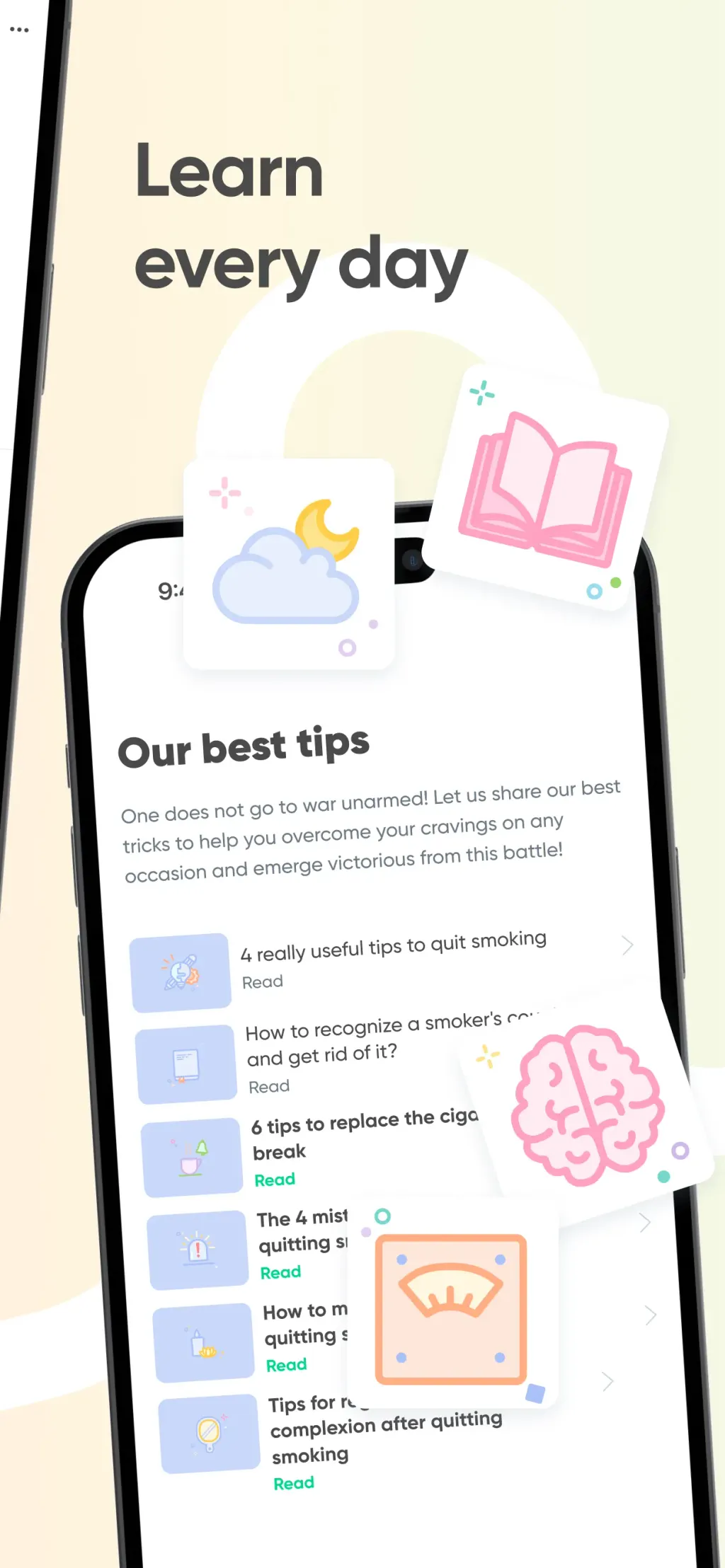 Quit smoking for good - Kwit App Store screenshot 9
