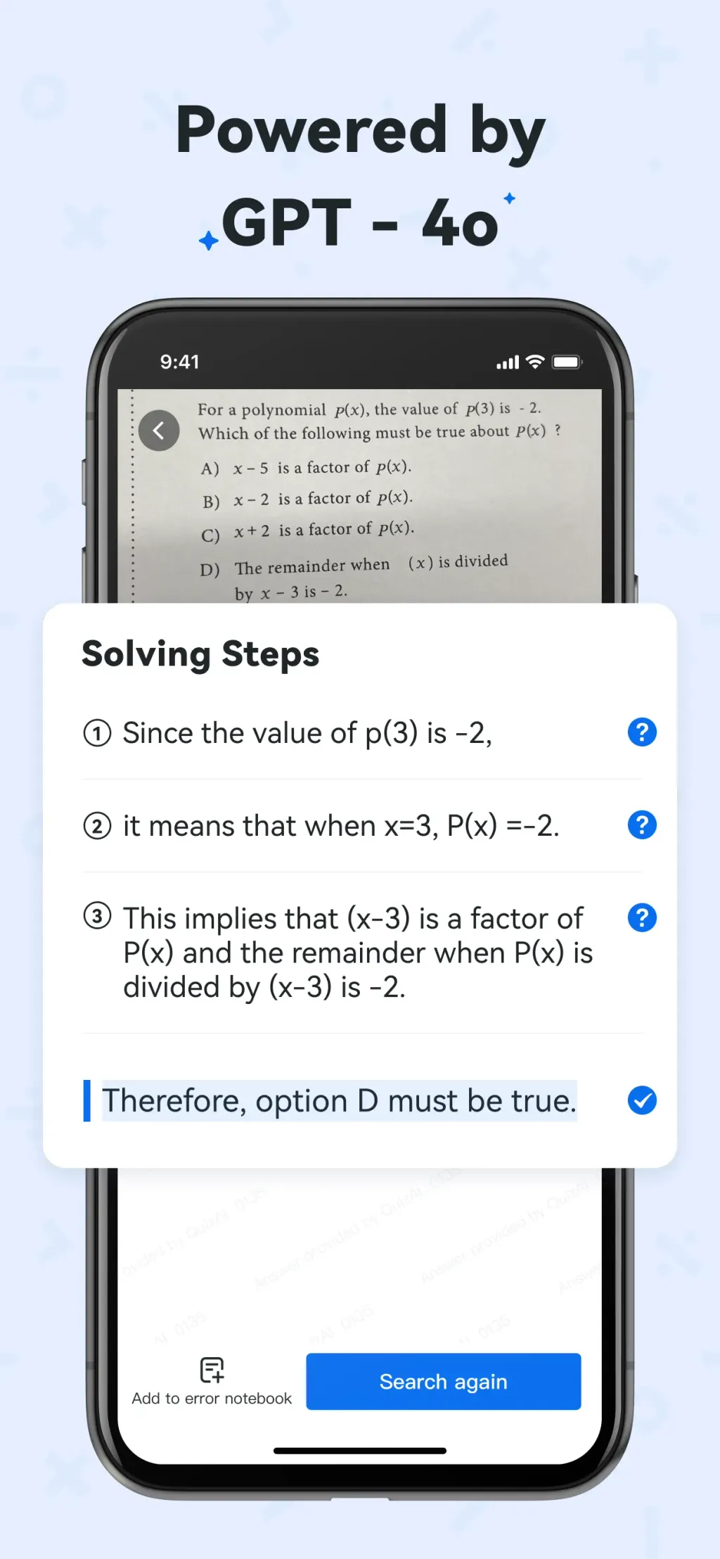 Quiz AI: AI Homework Helper App Store screenshot 3