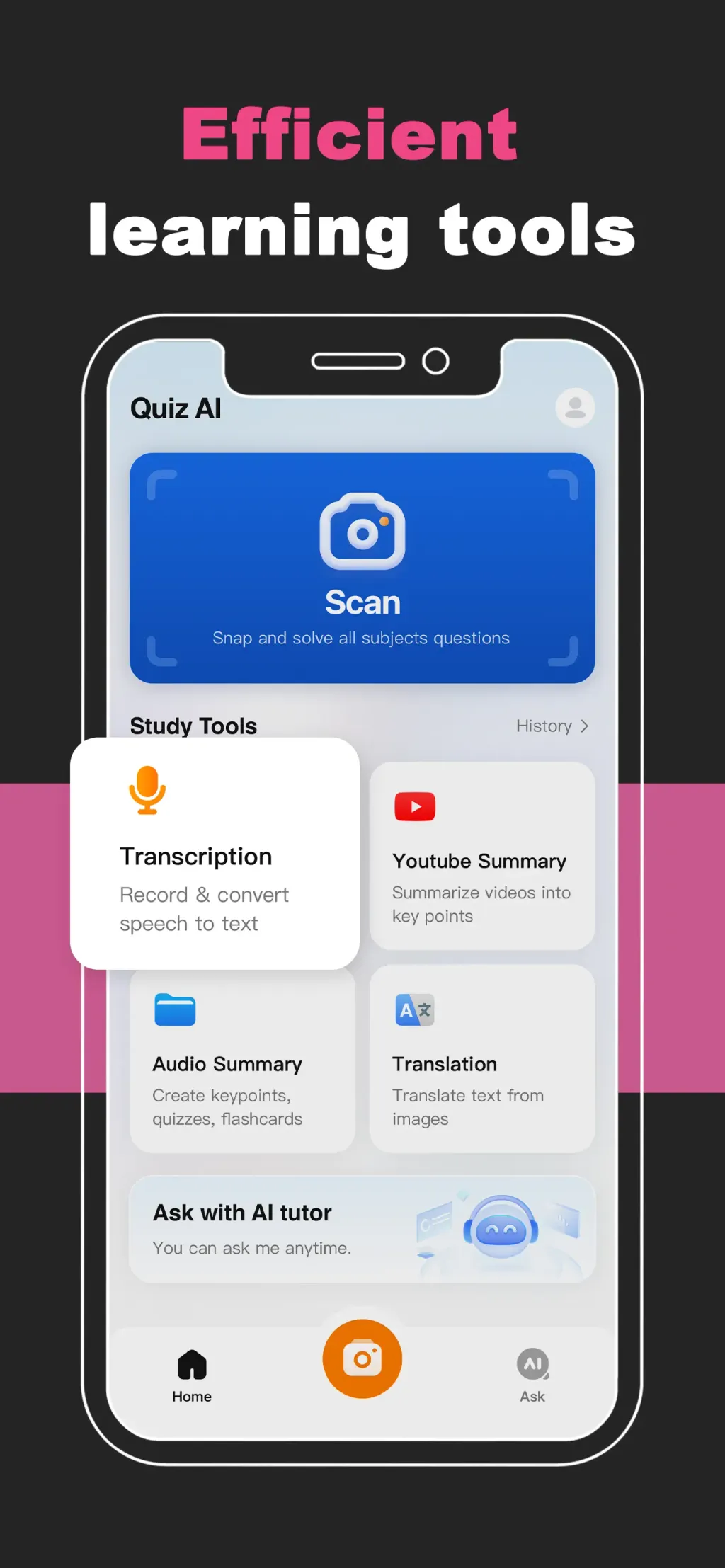Quiz AI: Homework Helper App Store screenshot 3
