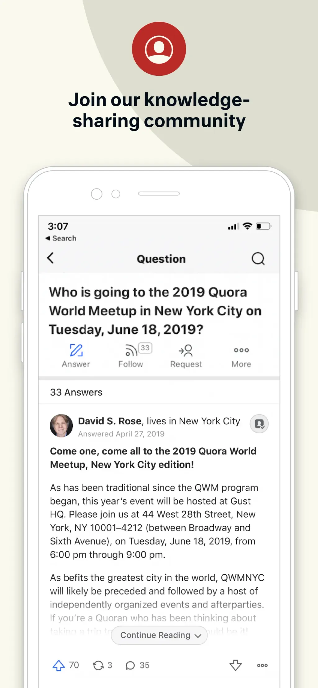 Quora App Store screenshot 5