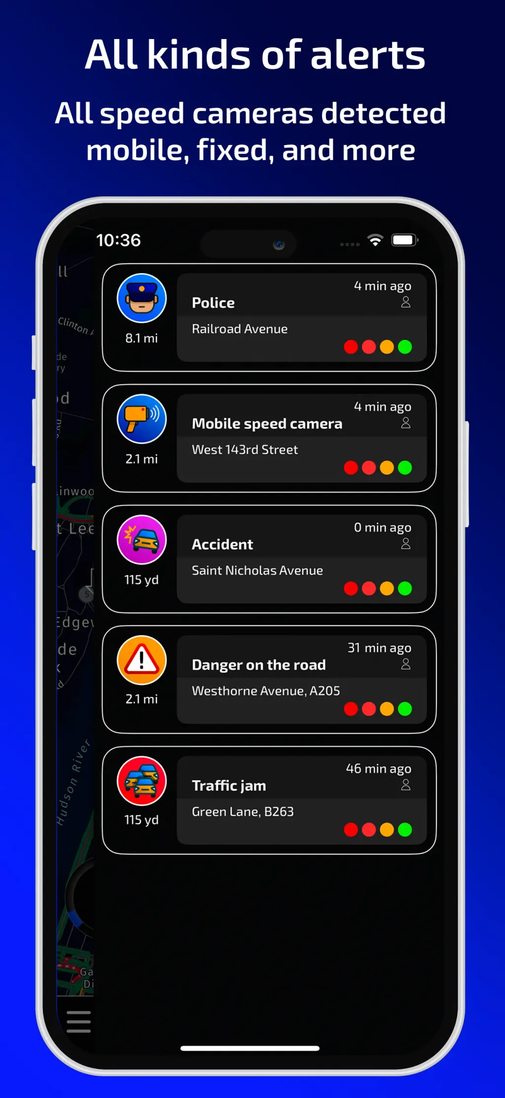 Radarbot: Speed Cameras | GPS App Store screenshot 4