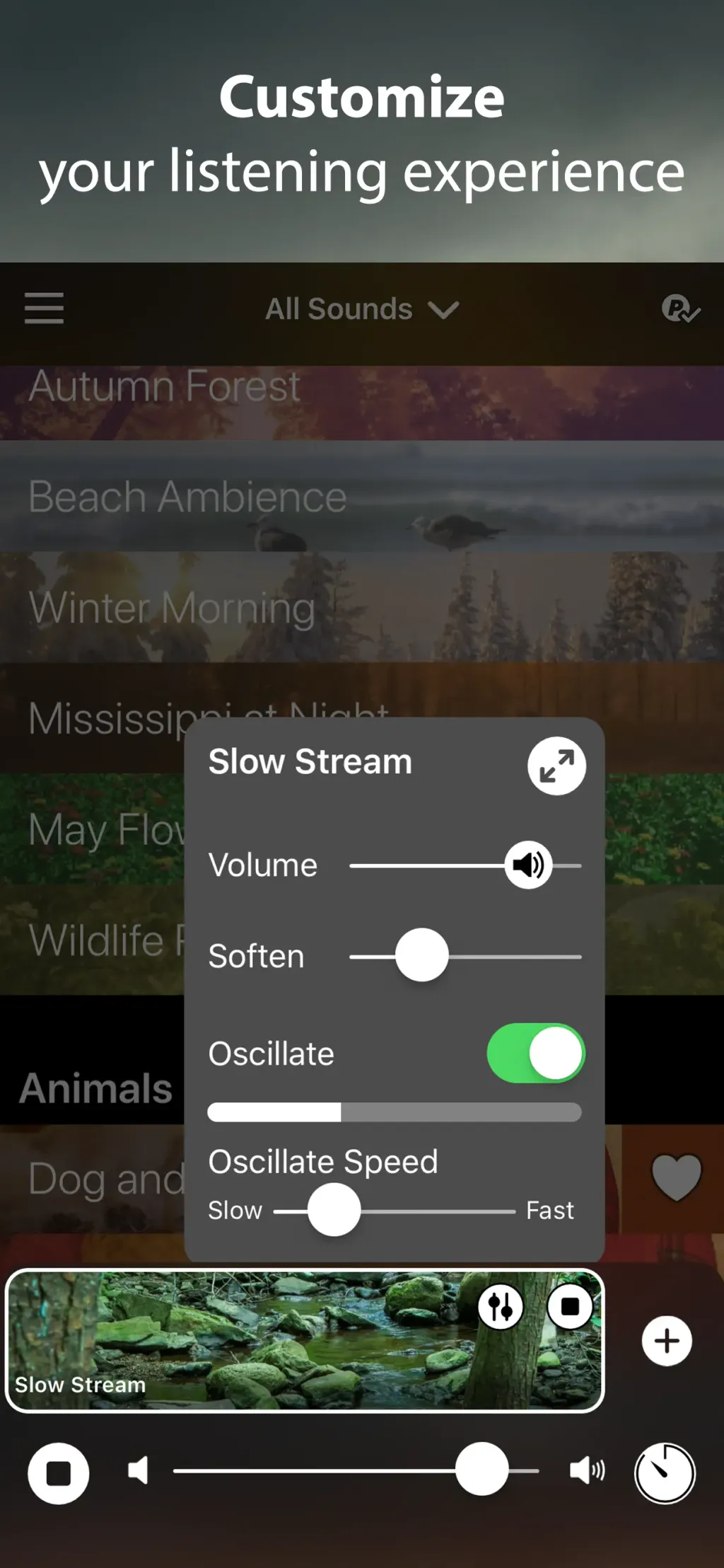 Rain Rain Sleep Sounds App Store screenshot 3