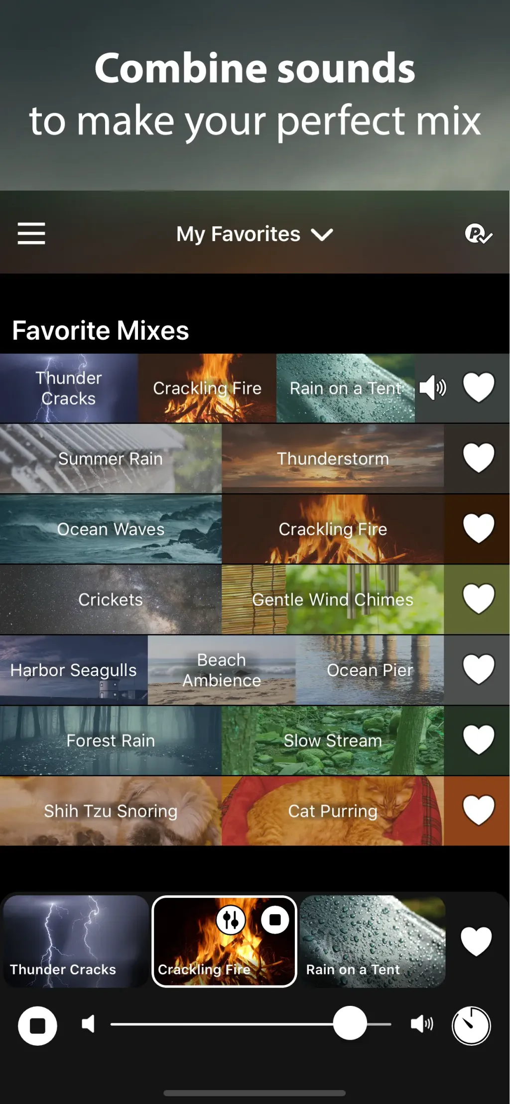 Rain Rain Sleep Sounds App Store screenshot 4