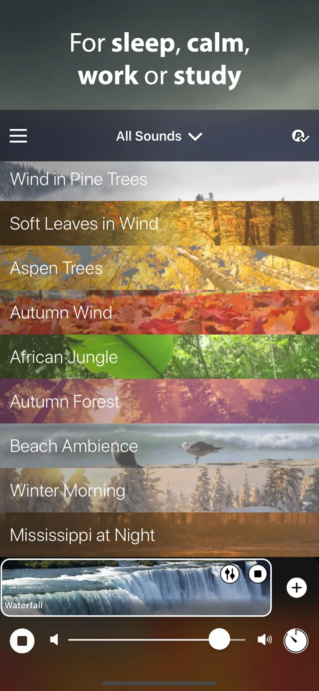 Rain Rain Sleep Sounds App Store screenshot 6