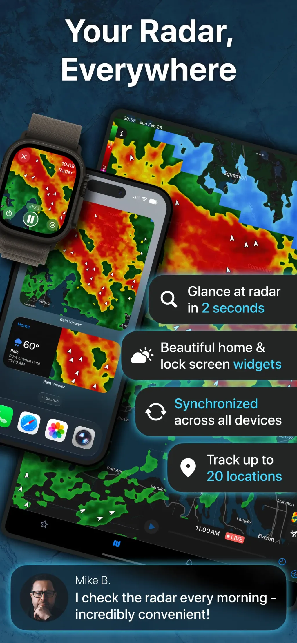 RainViewer: Weather Radar Live screenshot 2
