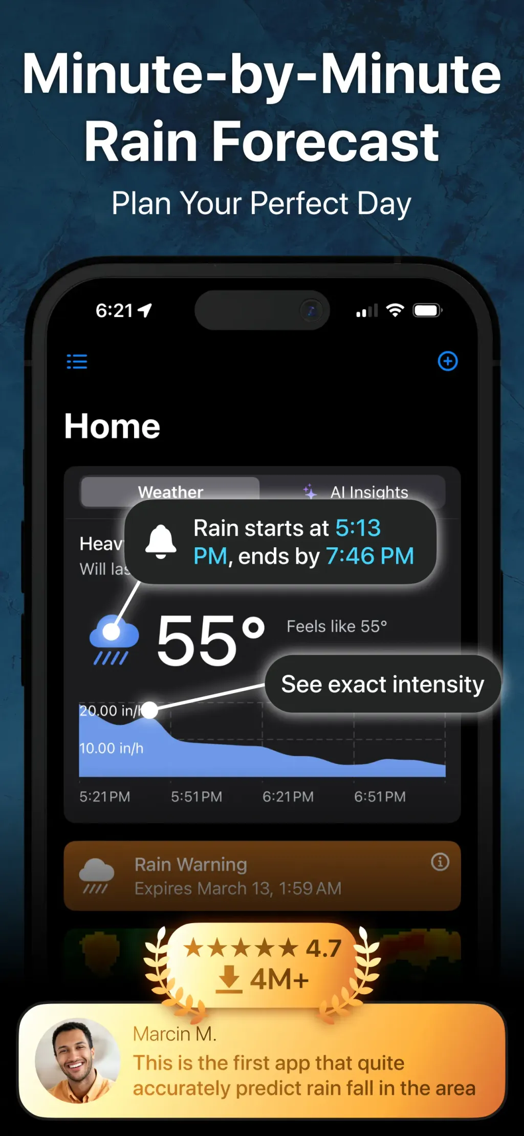 RainViewer: Weather Radar Live screenshot 1