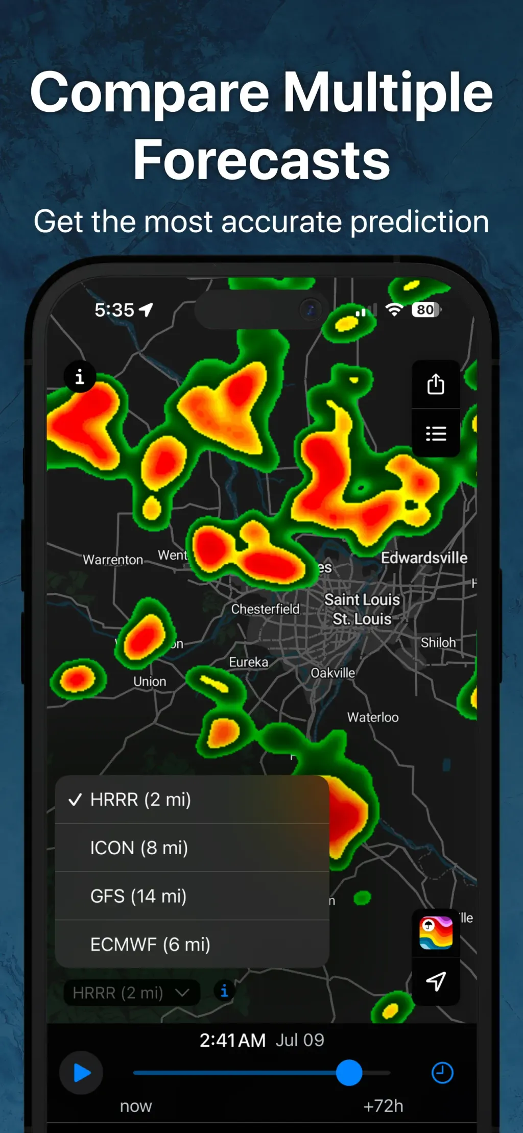 RainViewer: Weather Radar Live App Store screenshot 8