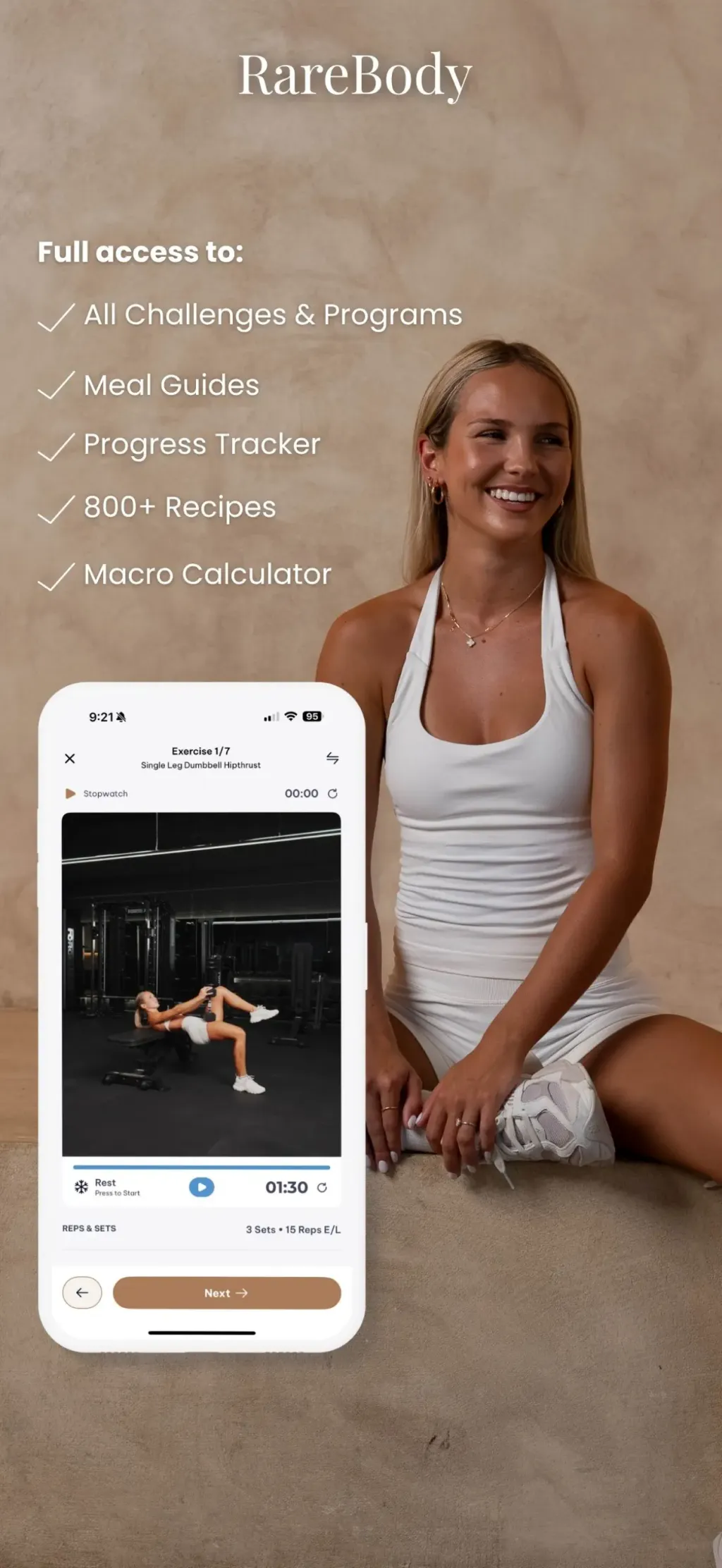 RareBody App Store screenshot 1