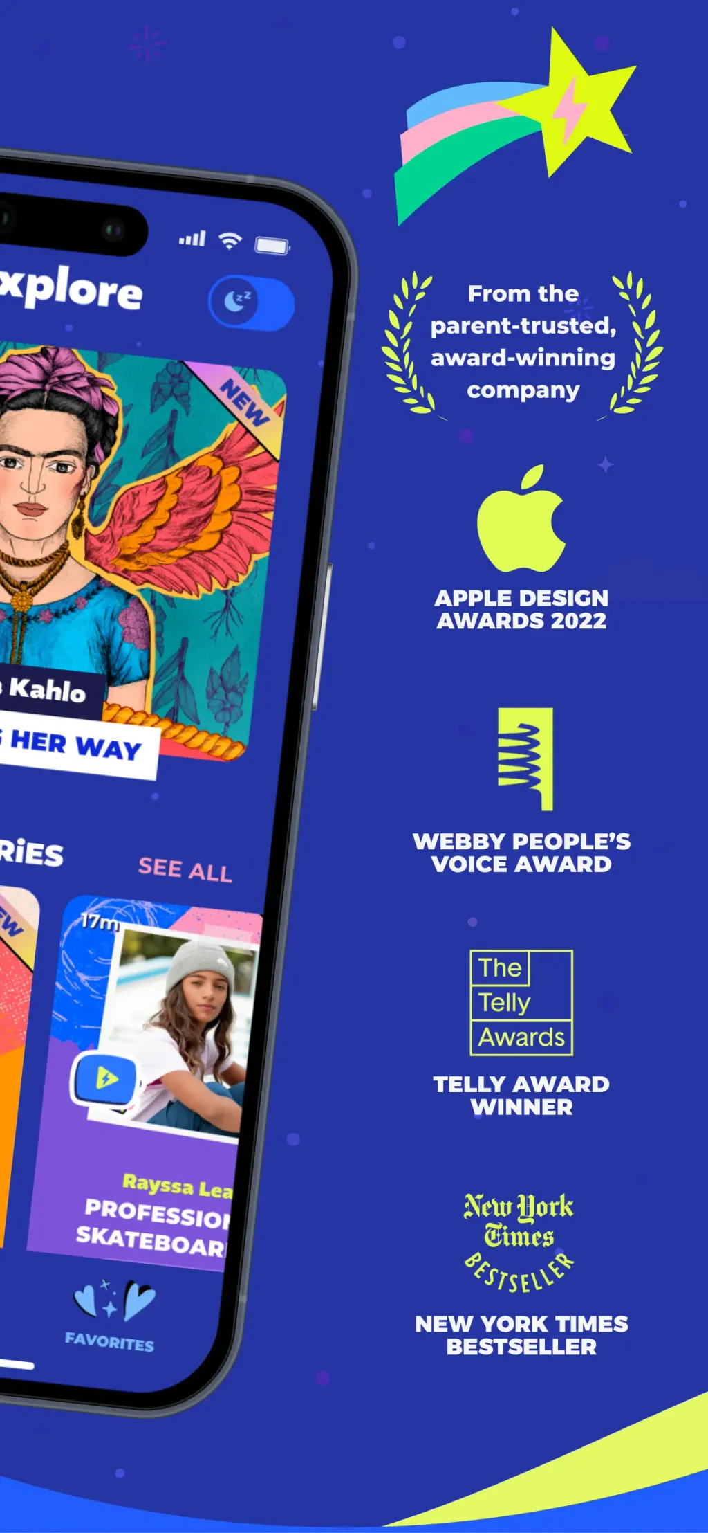 Rebel Girls App Store screenshot 2