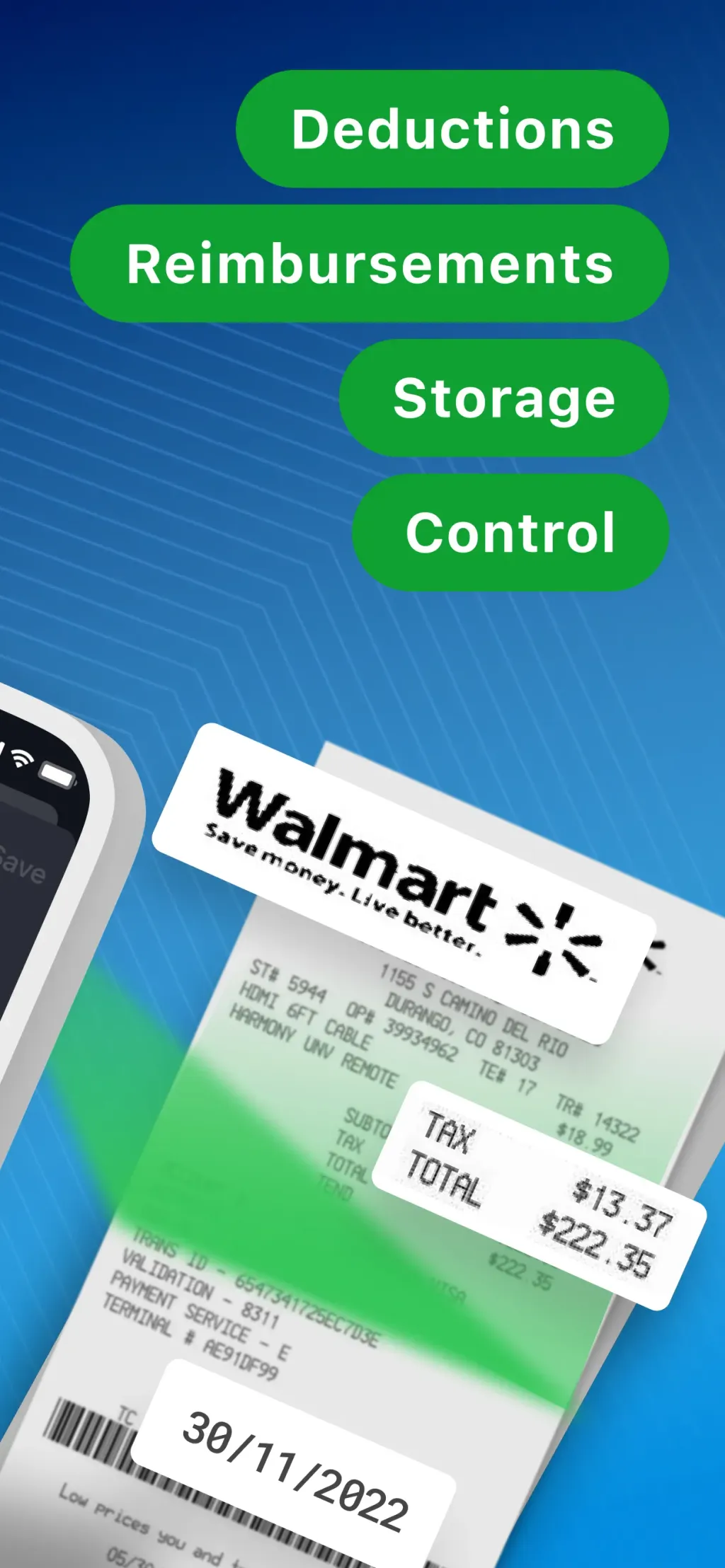 Receipt Scanner・Track Expenses screenshot 1