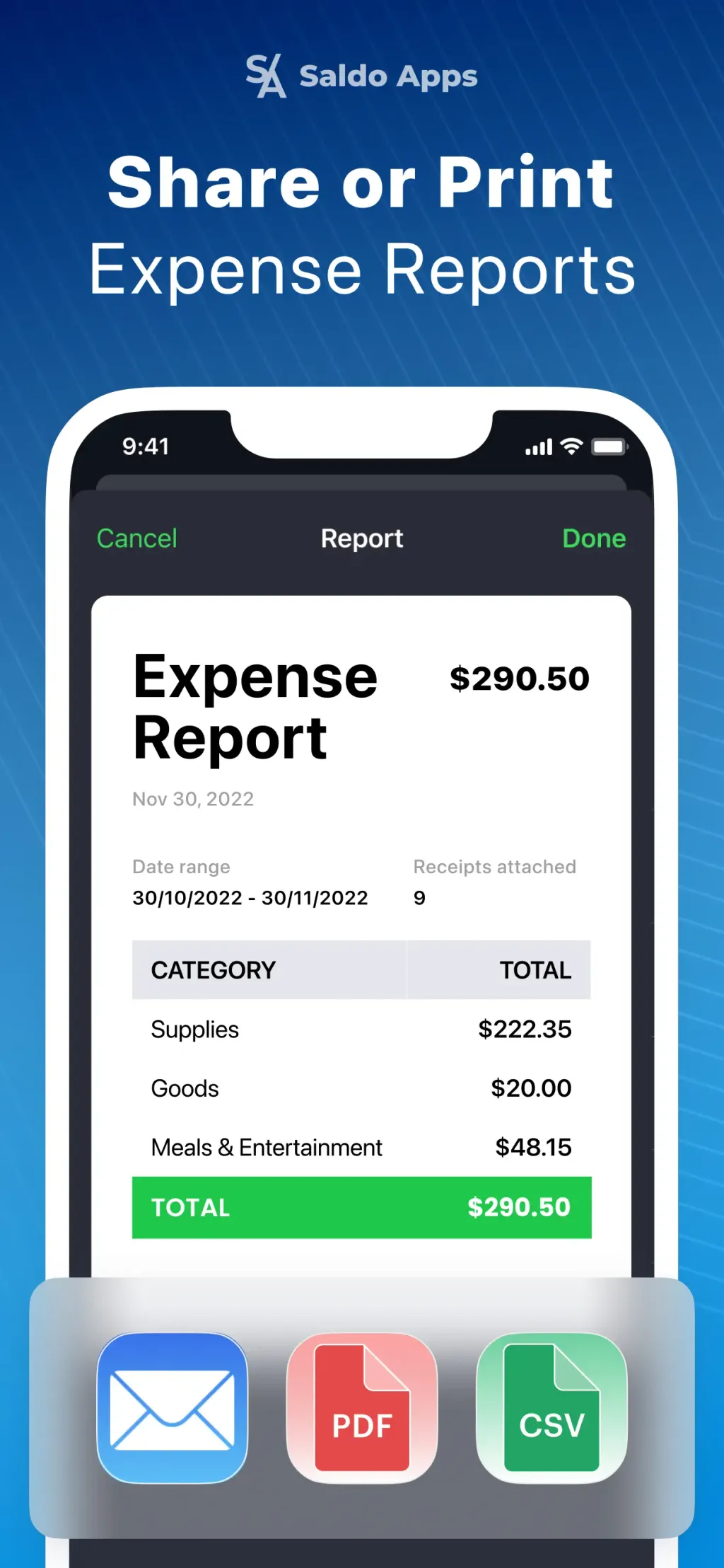 Receipt Scanner・Track Expenses App Store screenshot 3
