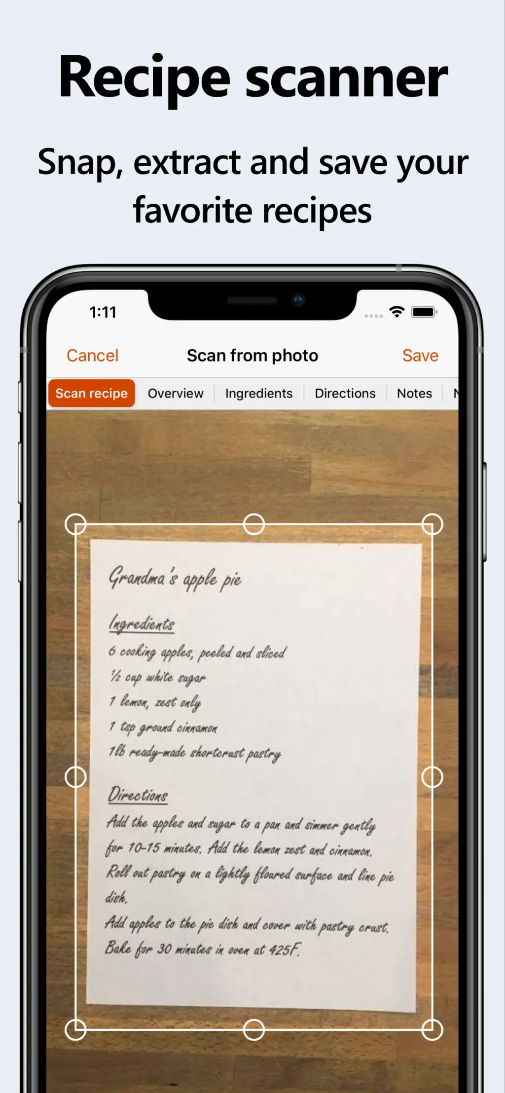 Recipe Keeper App Store screenshot 2