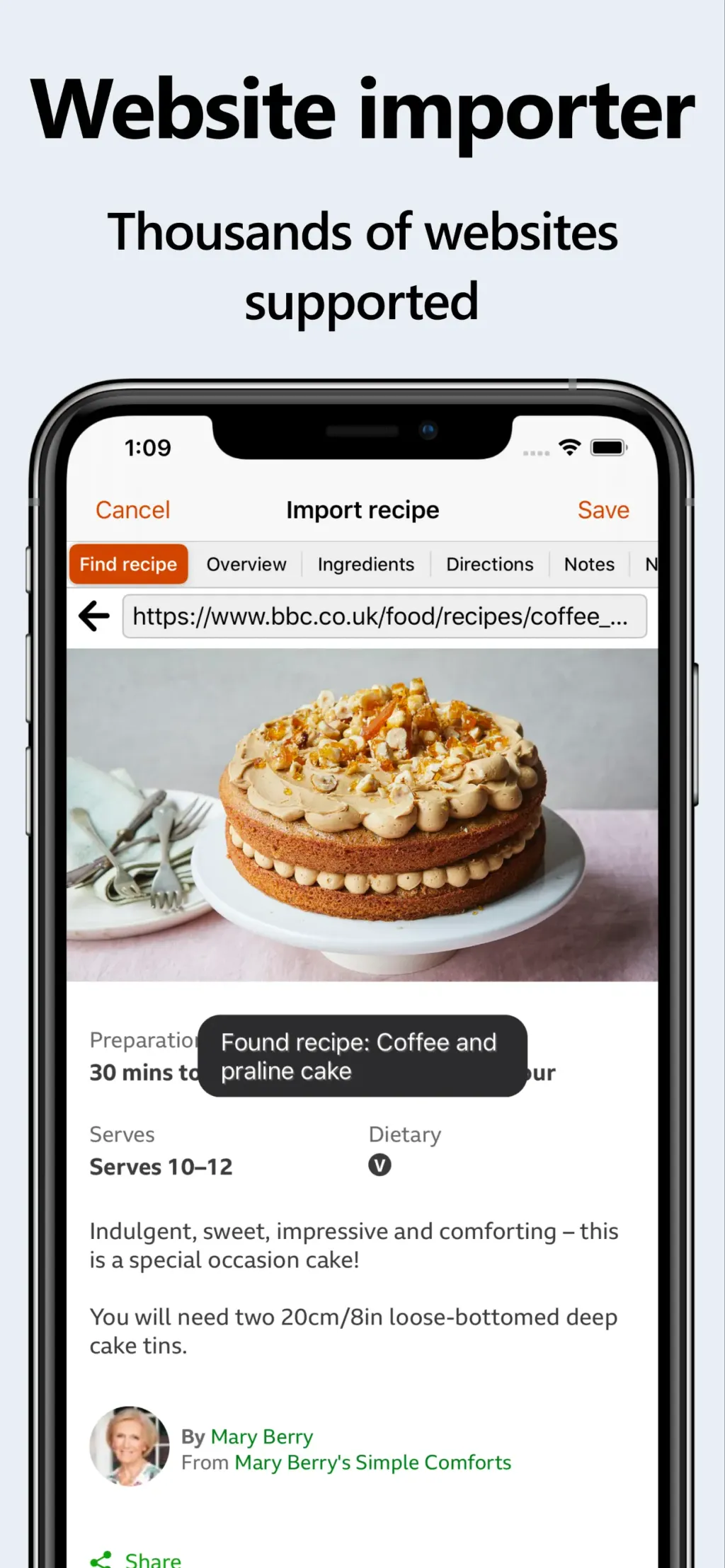 Recipe Keeper App Store screenshot 3