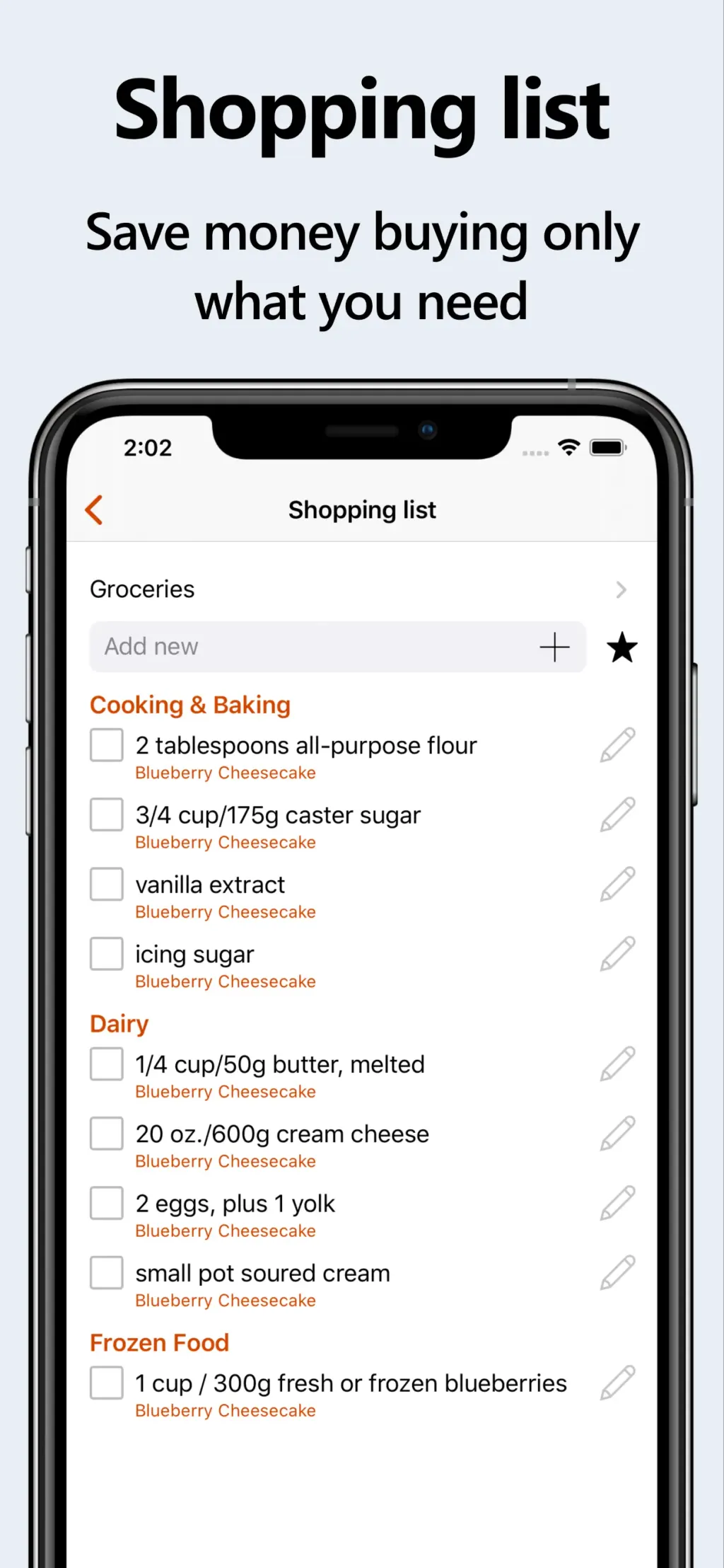 Recipe Keeper screenshot 1