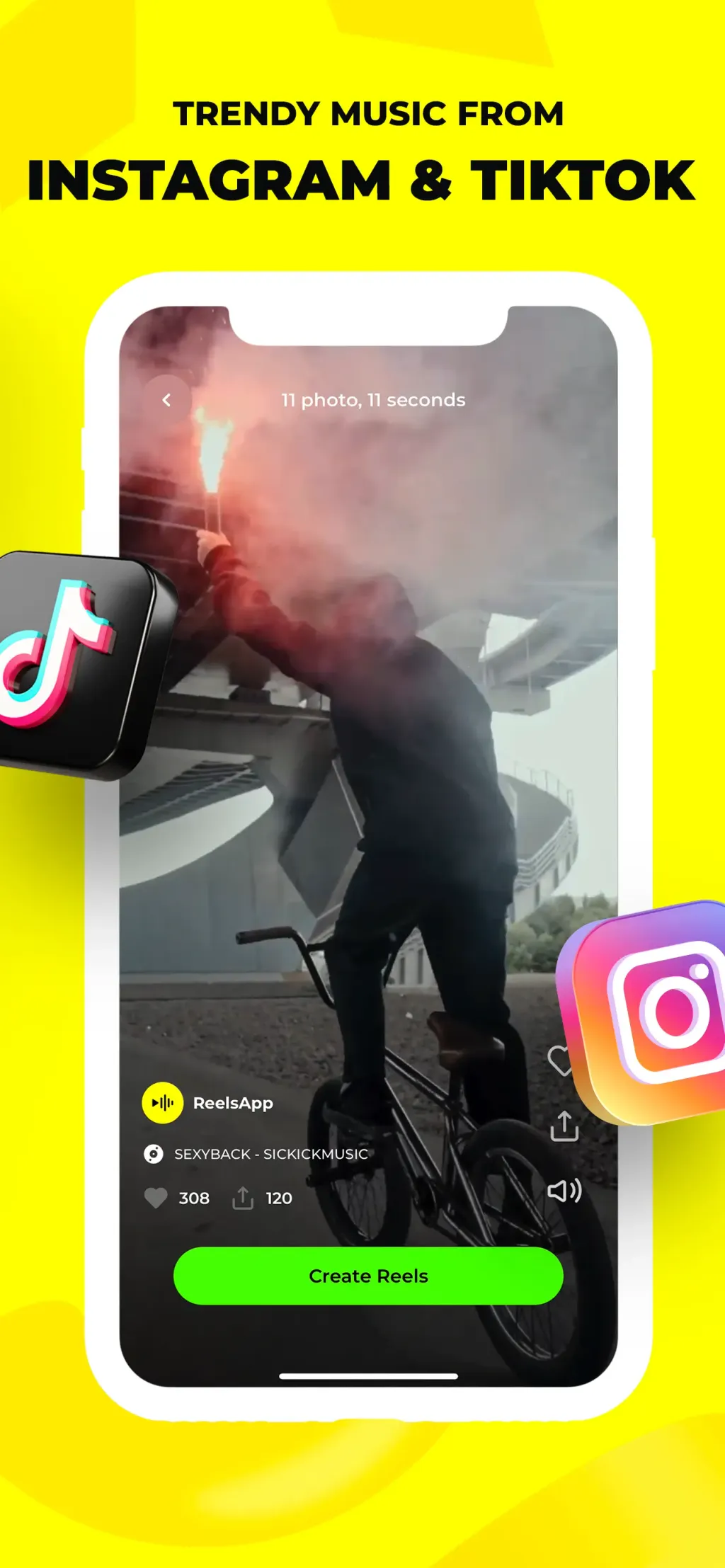 Reelsapp: reel & video editor App Store screenshot 3