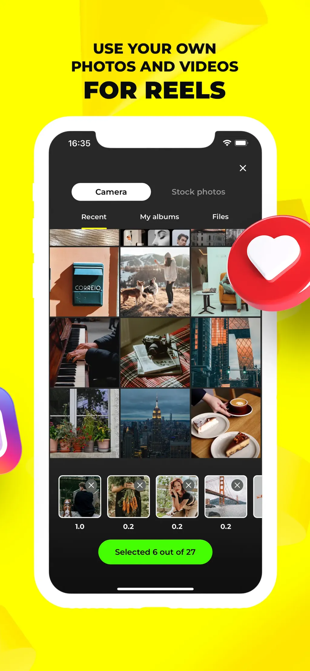 Reelsapp: reel & video editor App Store screenshot 4
